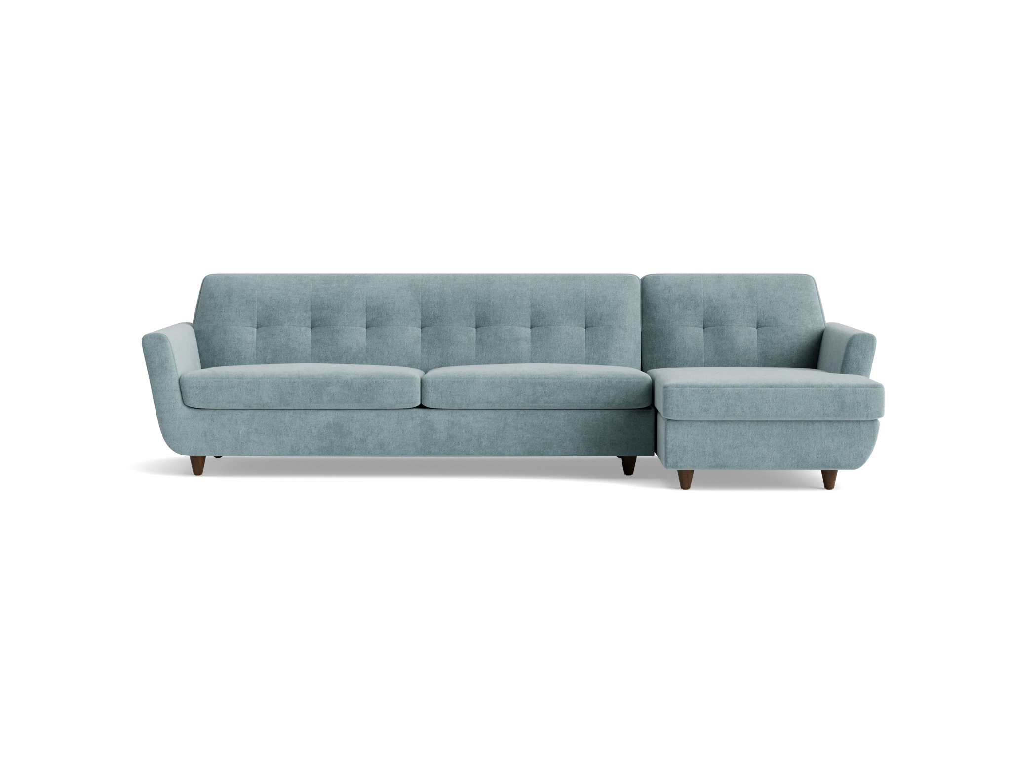 hughes sleeper sectional plush mist