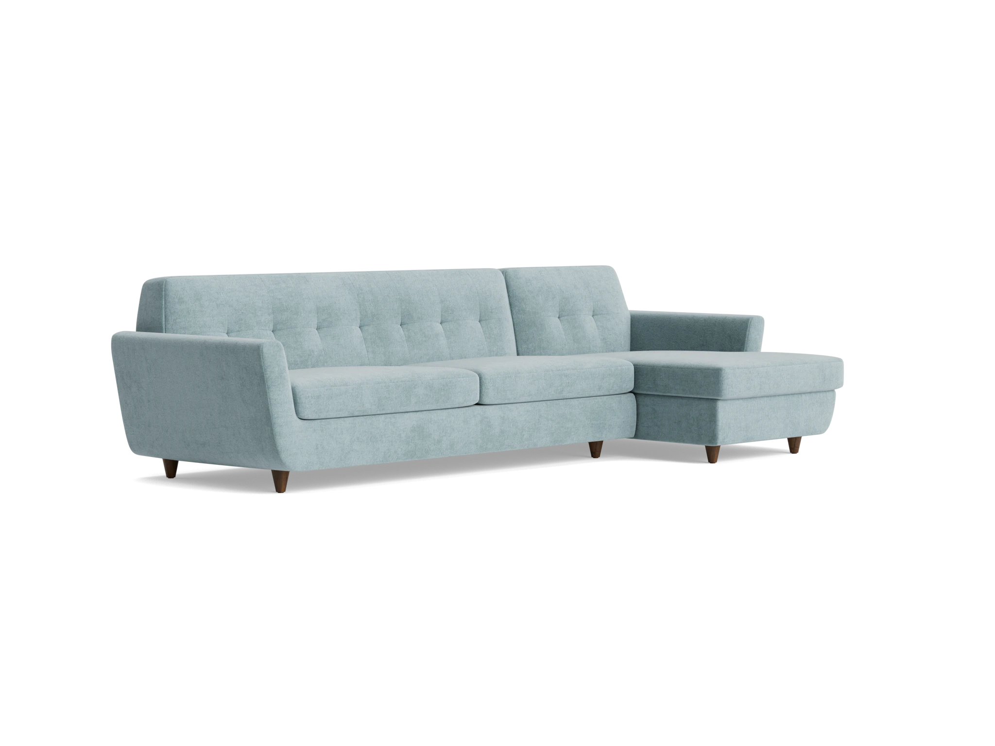 hughes sleeper sectional plush mist