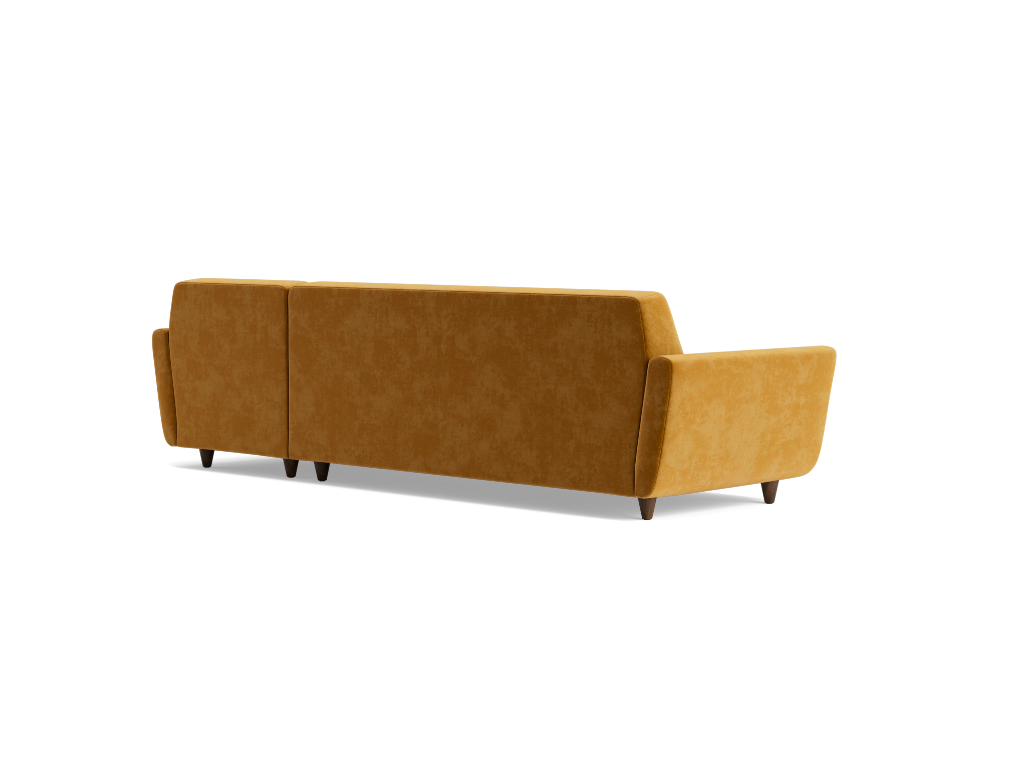 hughes sleeper sectional harper amber gold