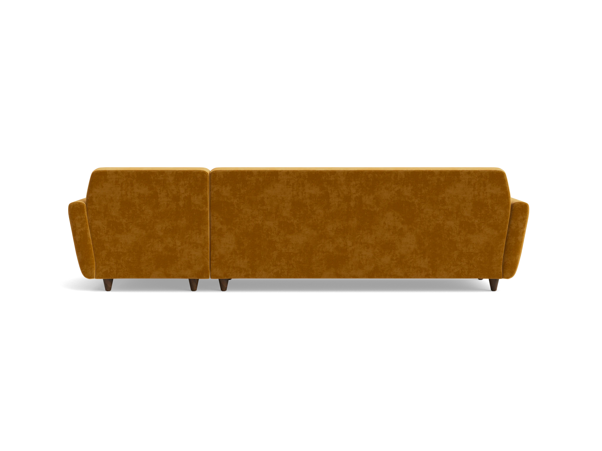 hughes sleeper sectional harper amber gold