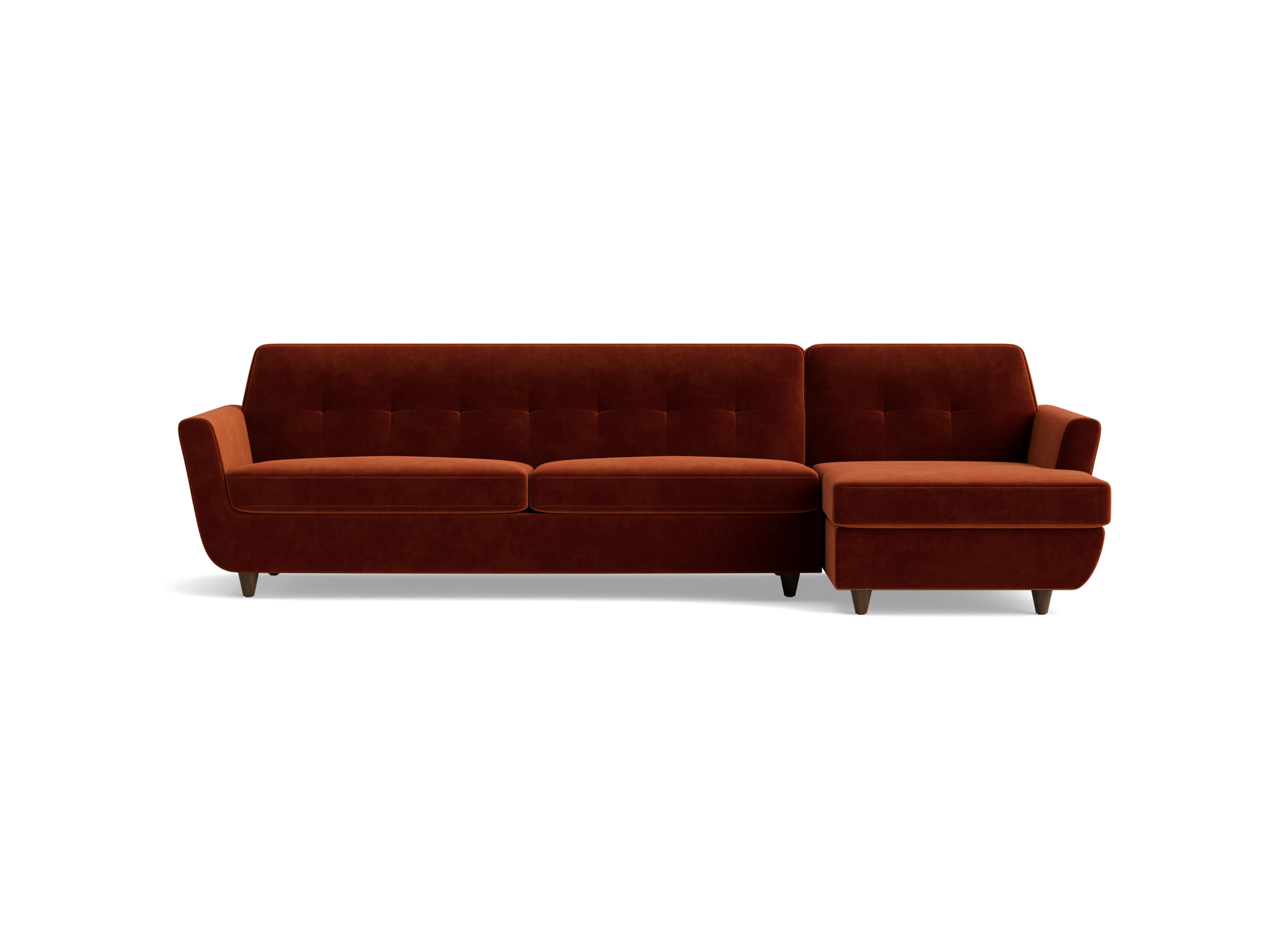 hughes sleeper sectional harper cinnamon