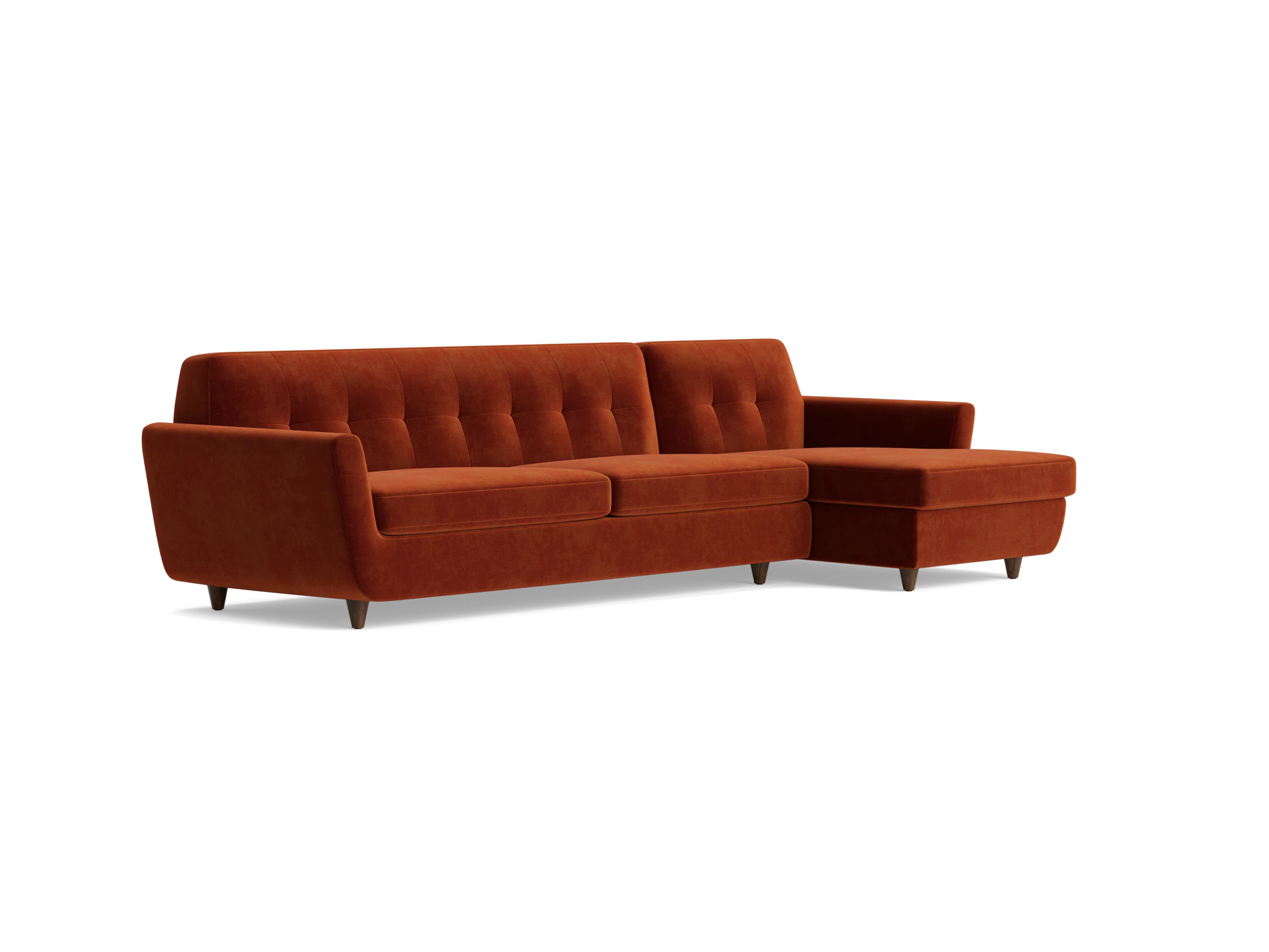 hughes sleeper sectional harper cinnamon