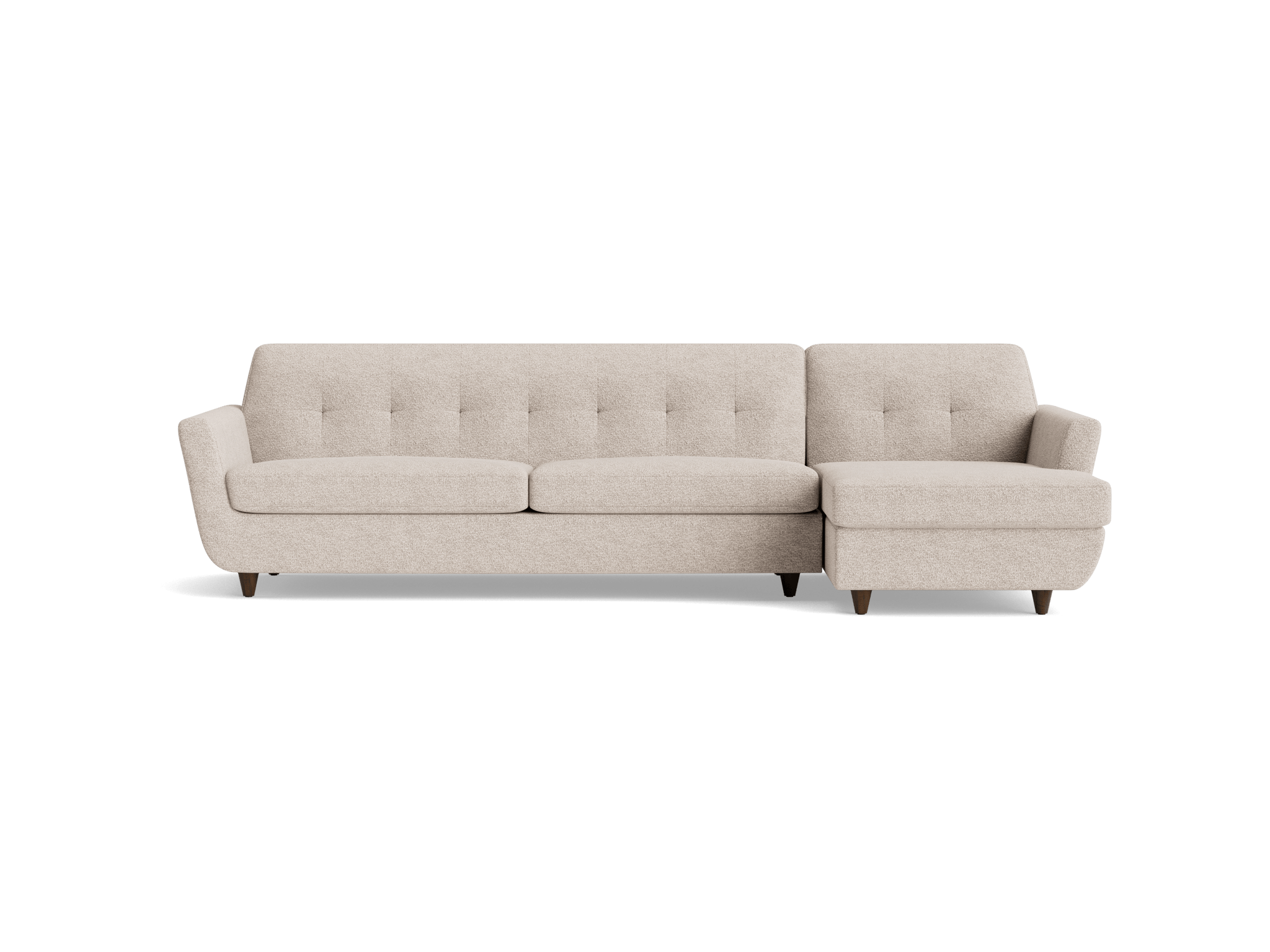 hughes sleeper sectional borough cotton
