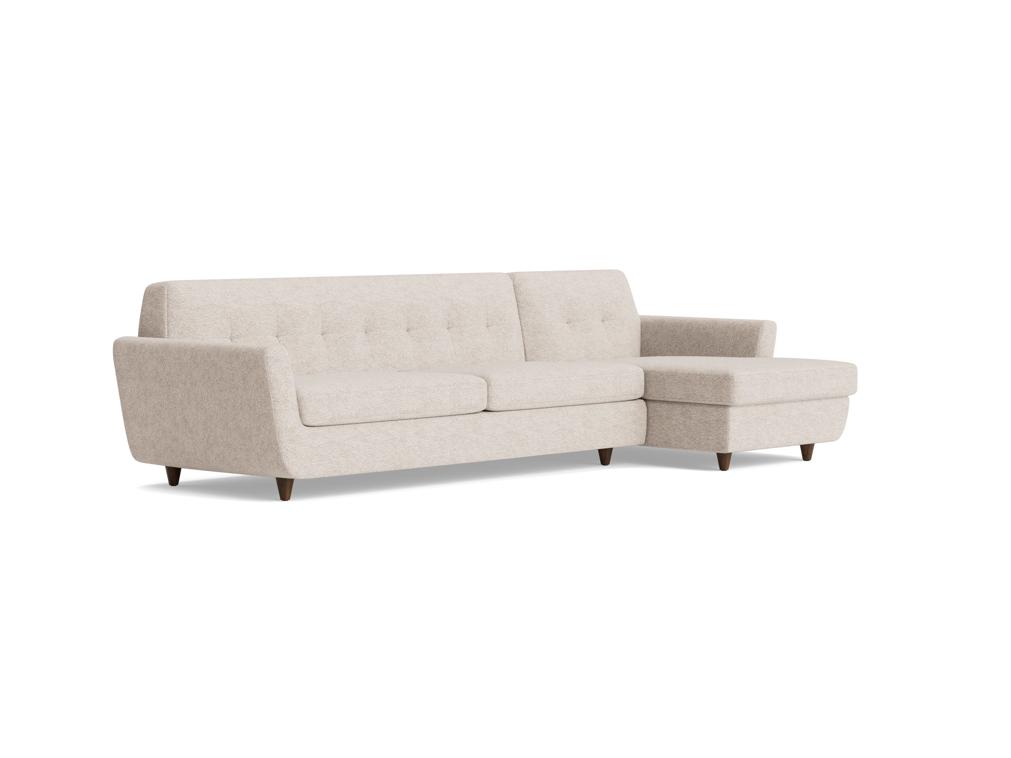 hughes sleeper sectional borough cotton