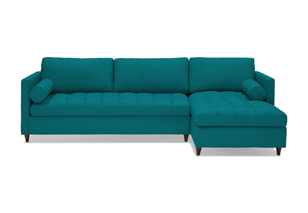 briar sleeper sectional lucky turquoise