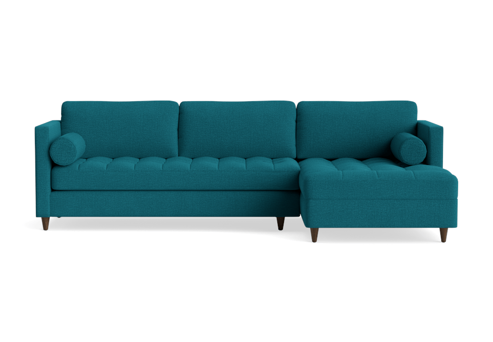 briar sleeper sectional key largo zenith teal