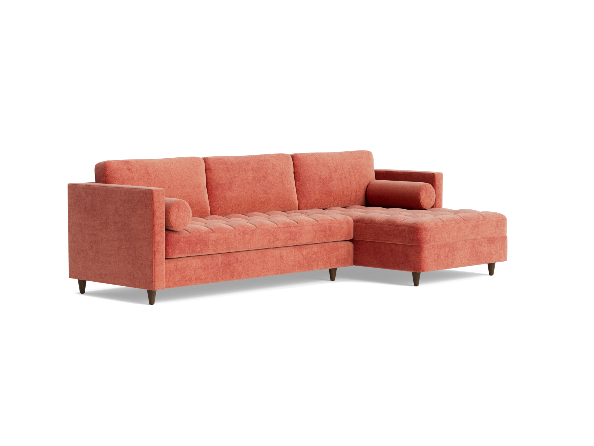 briar sleeper sectional plush terra rose