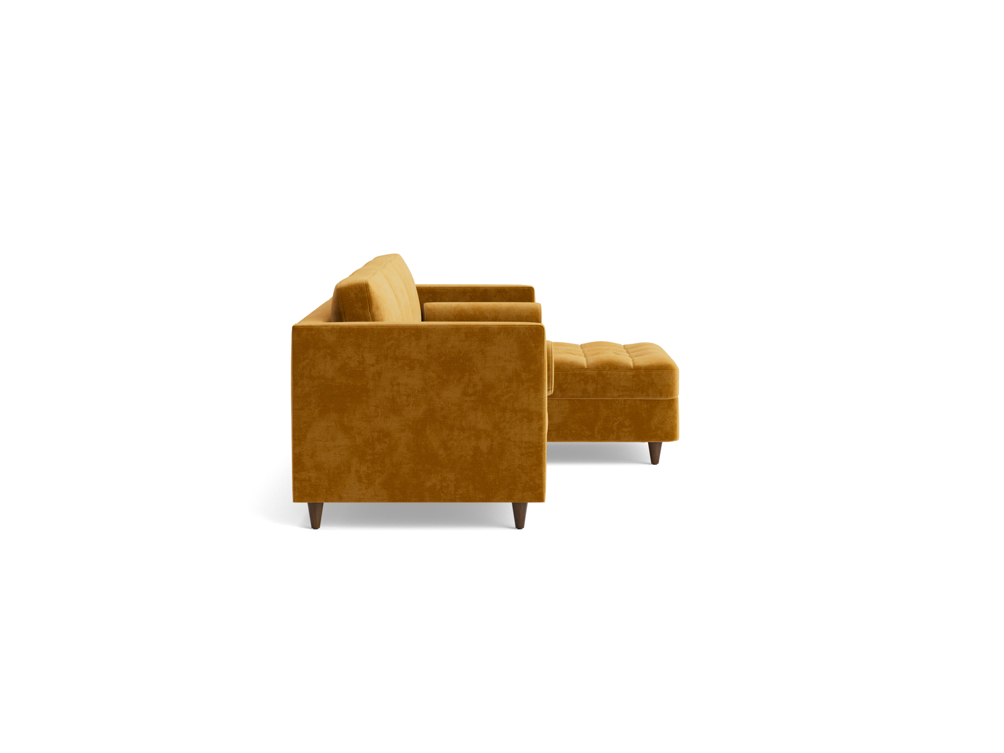 briar sleeper sectional harper amber gold
