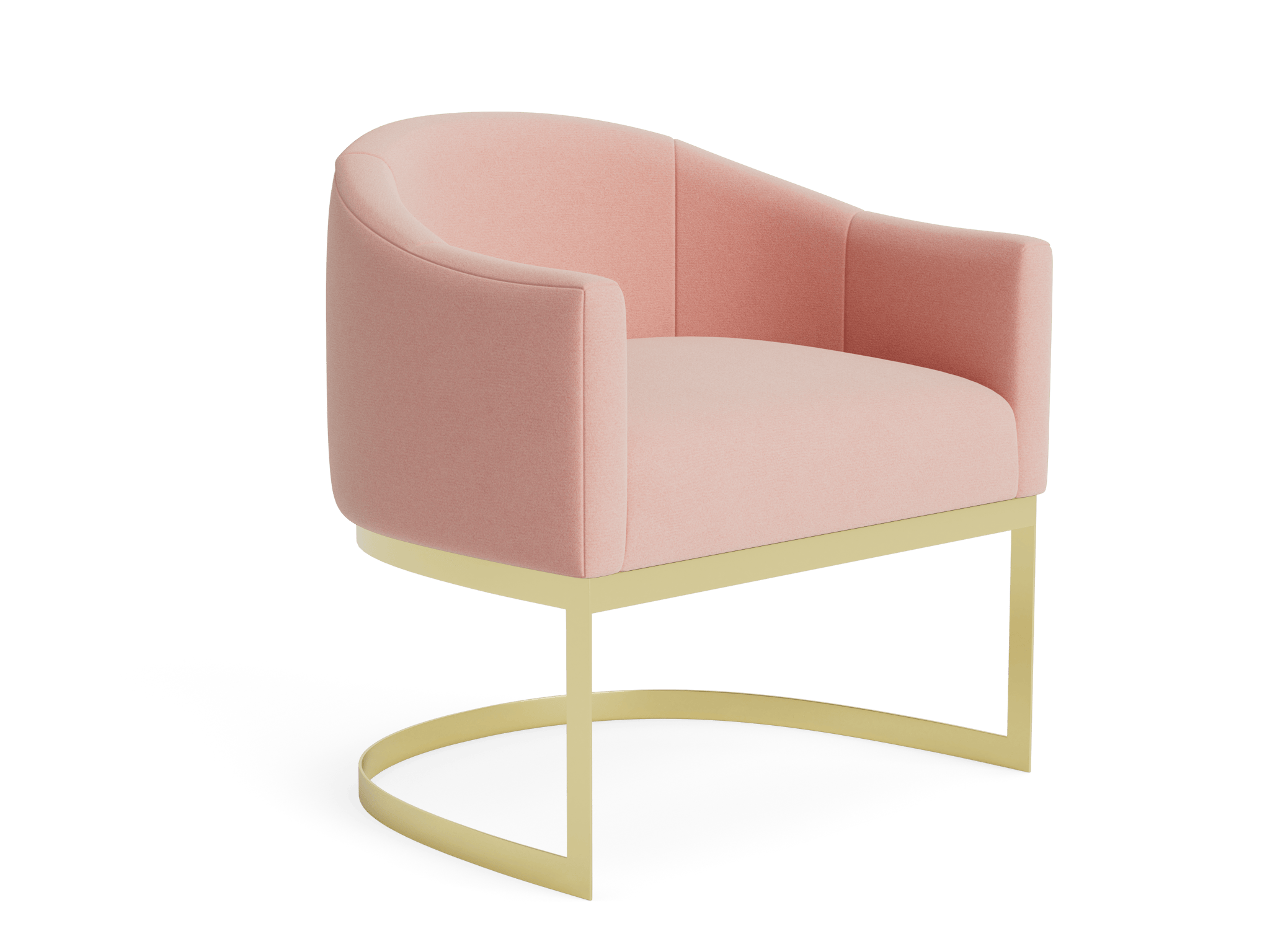 jolie accent chair royale blush
