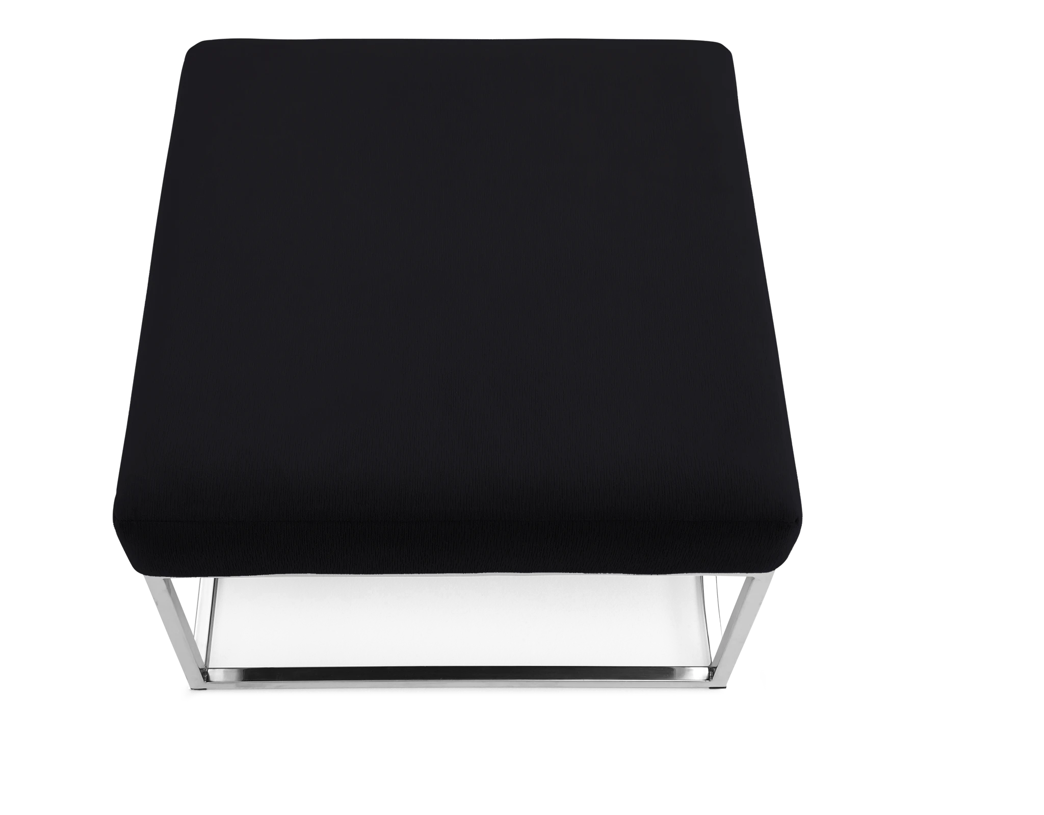 brin cube ottoman royale gunmetal