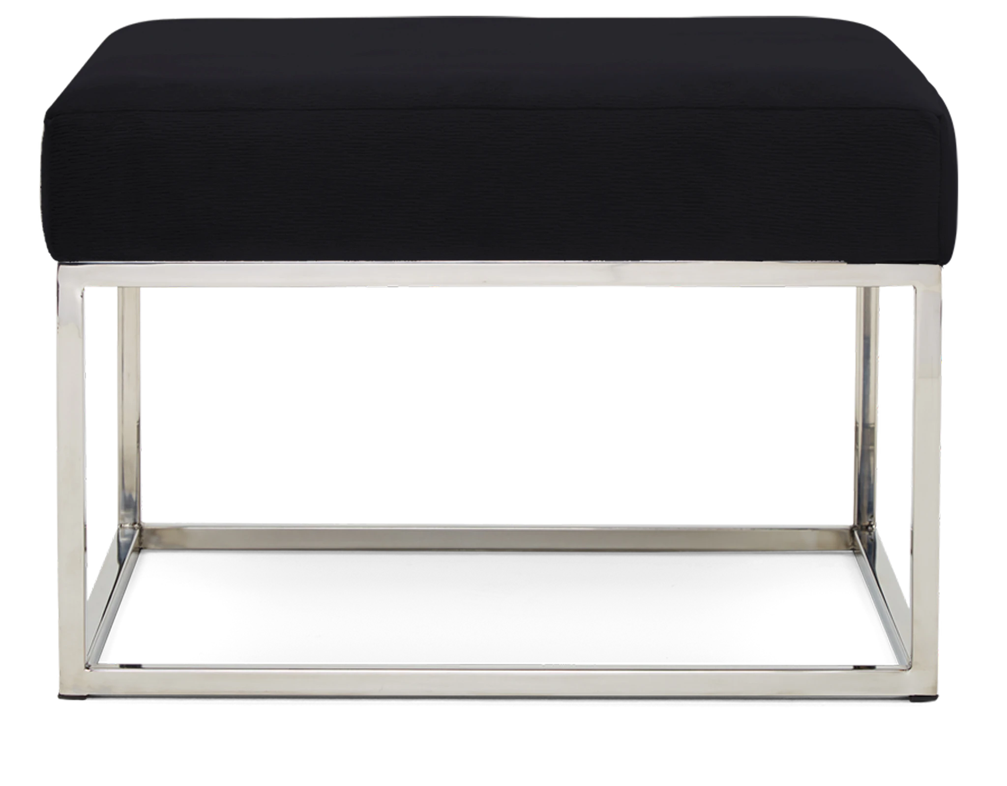 brin cube ottoman royale gunmetal