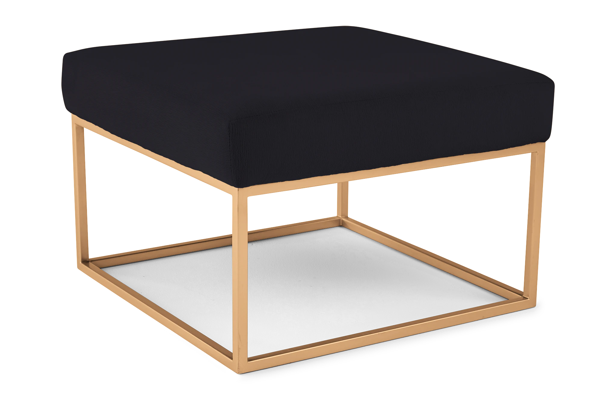 brin cube ottoman royale gunmetal