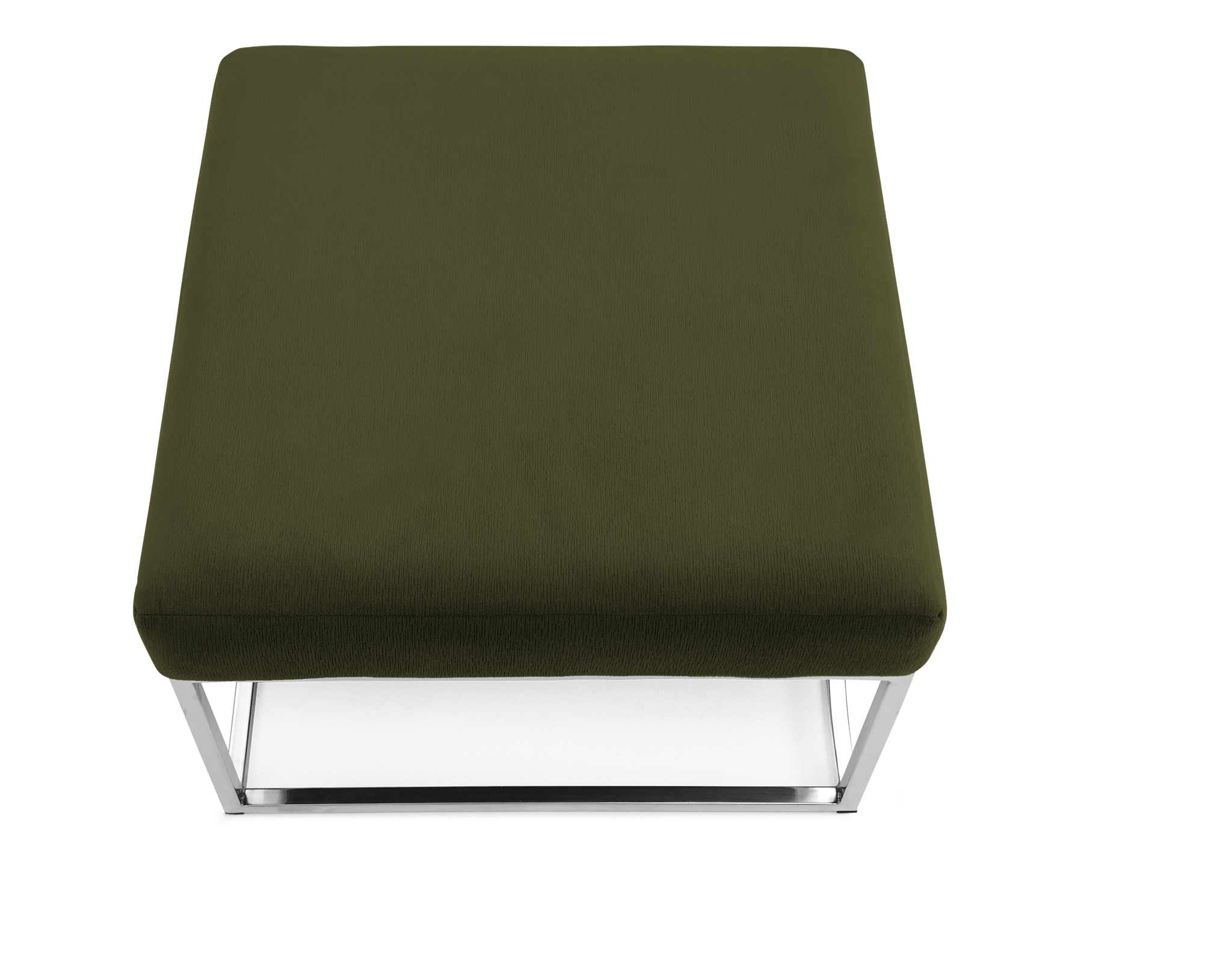 brin cube ottoman faithful olive