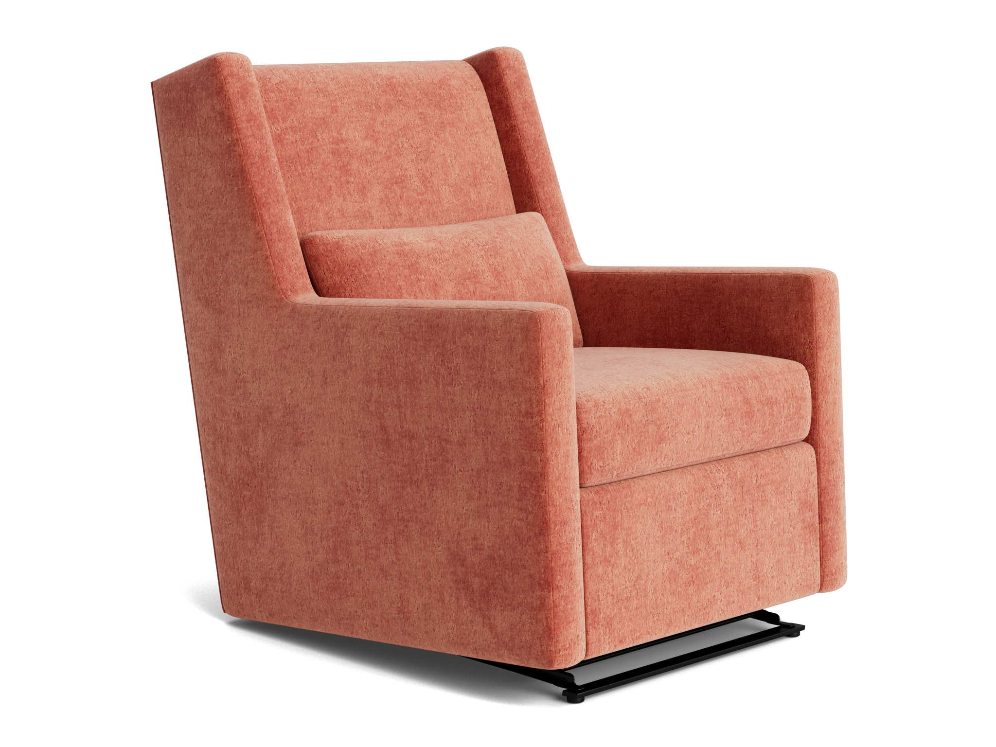 nina glider plush terra rose