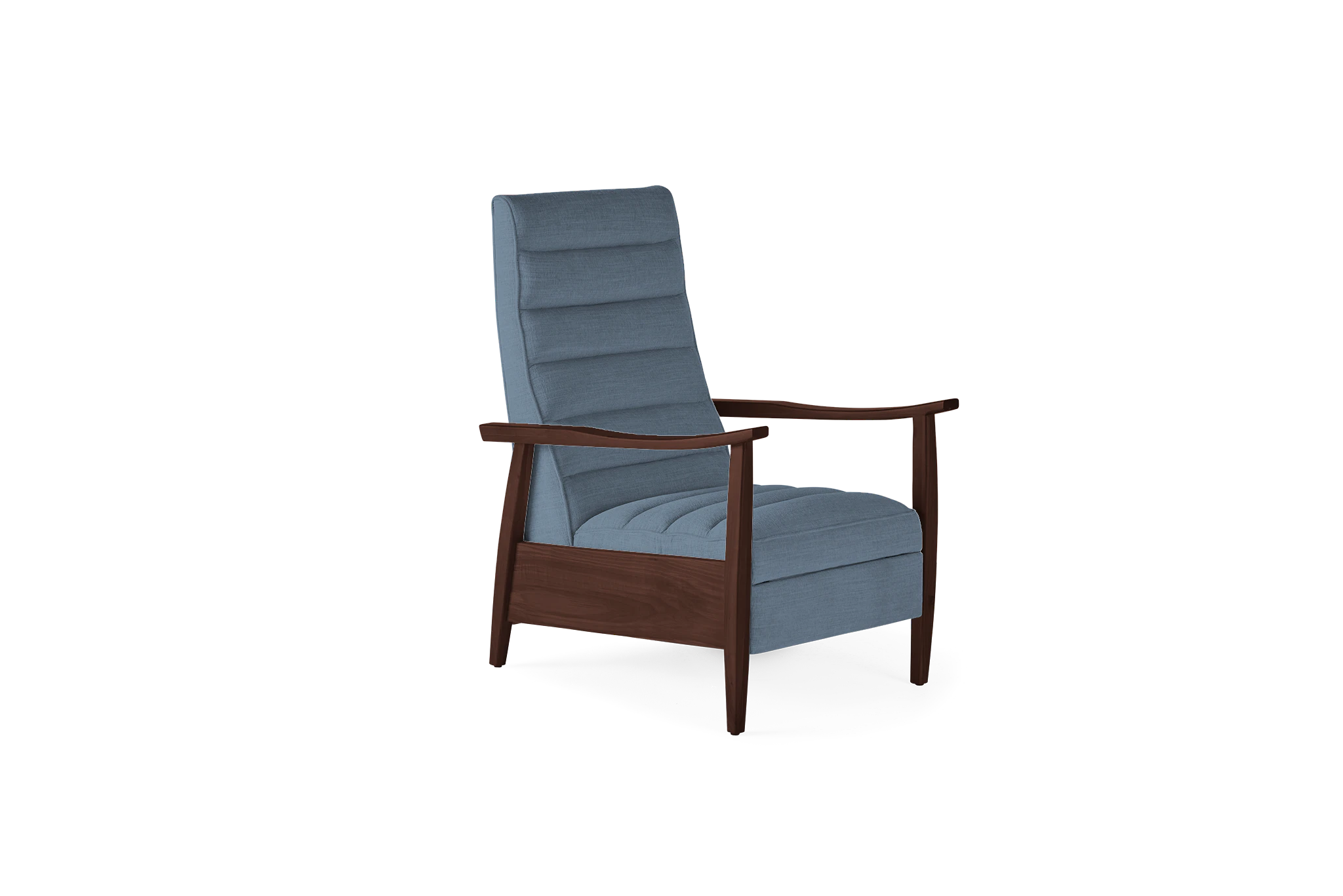 langham recliner milo french blue
