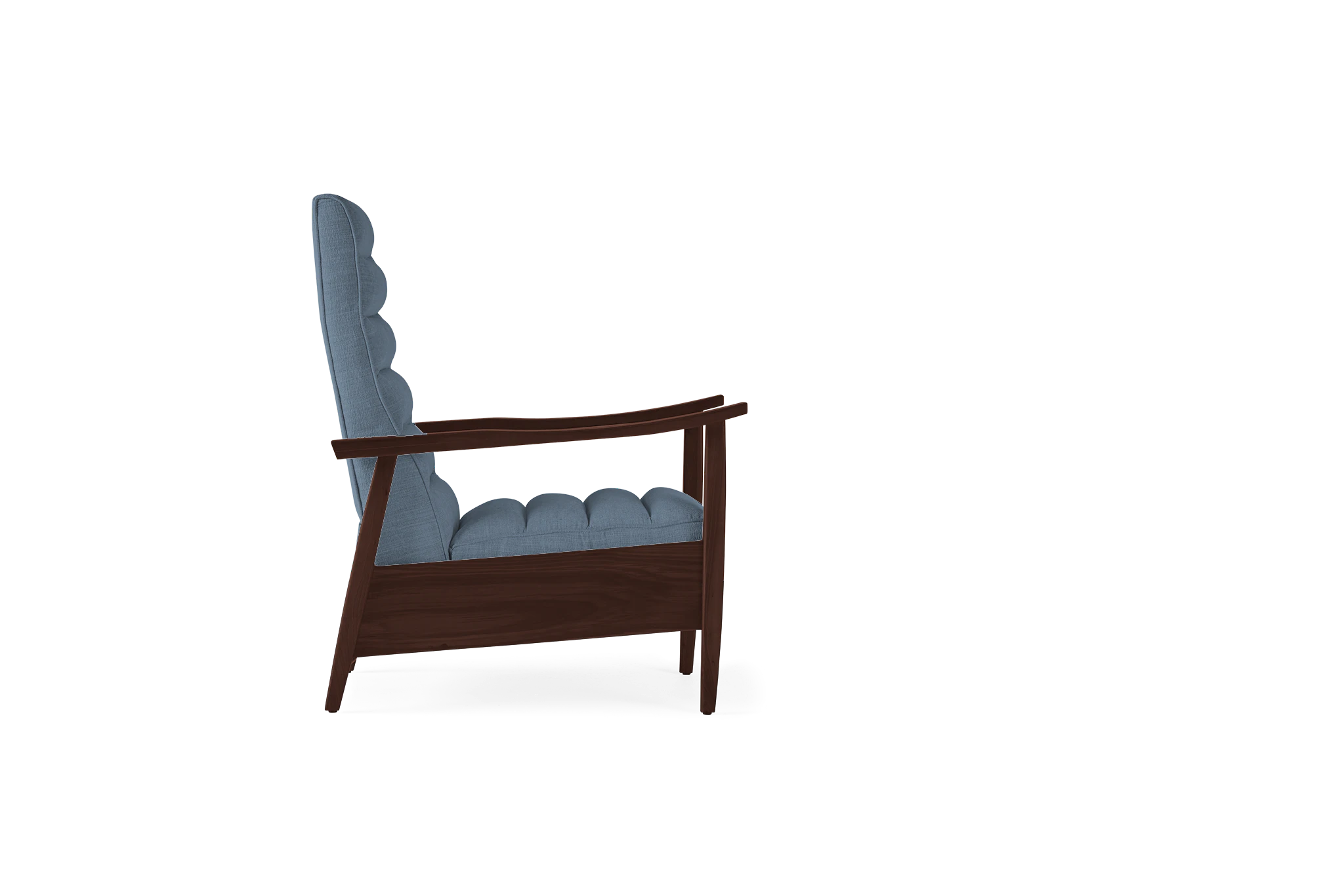 langham recliner milo french blue