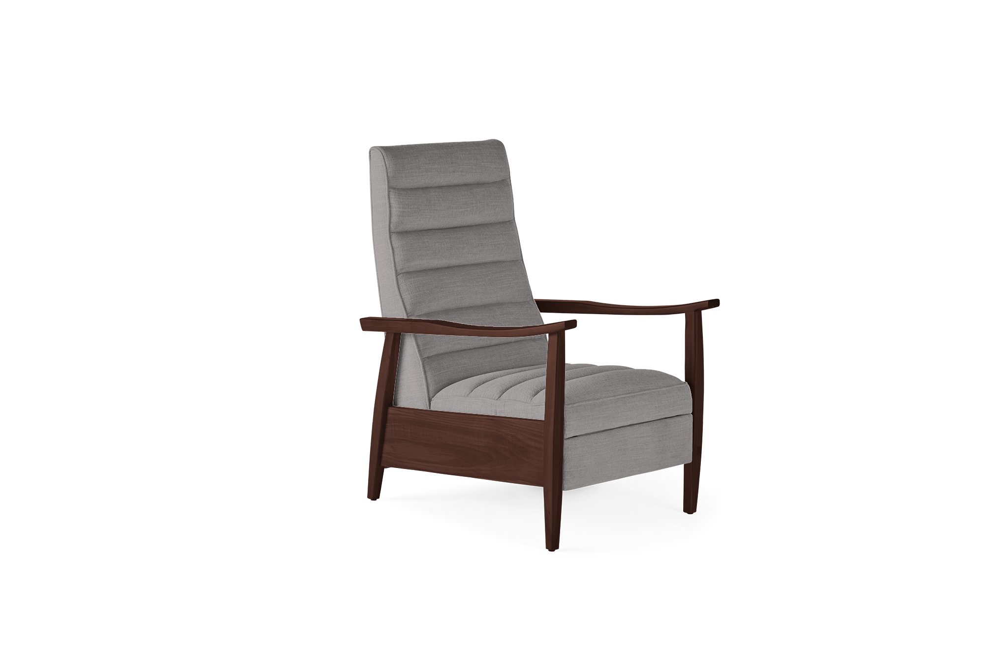 langham recliner taylor felt gray