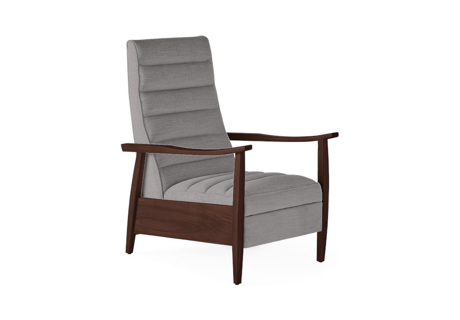 langham recliner taylor felt gray