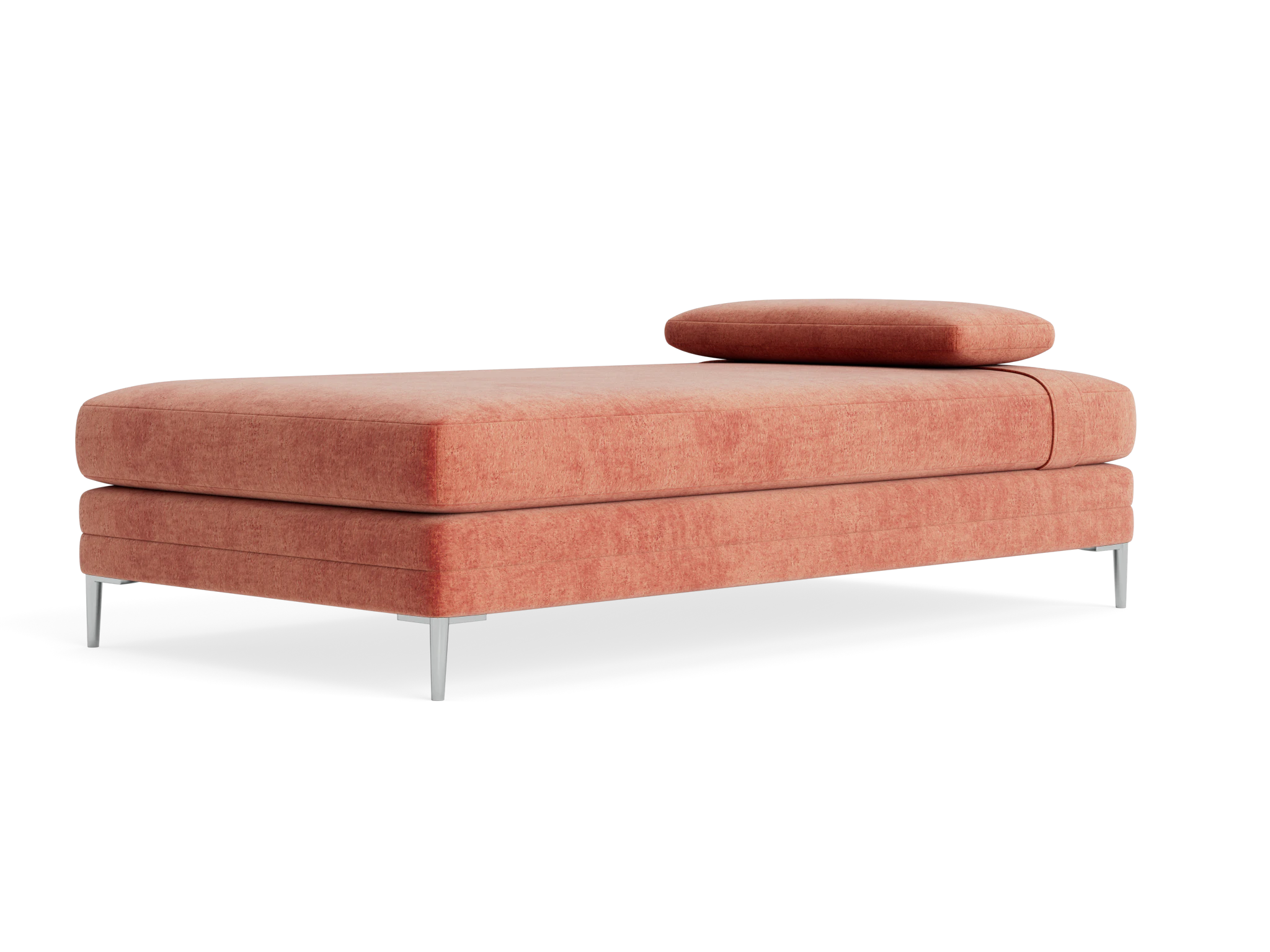 hayden daybed plush terra rose