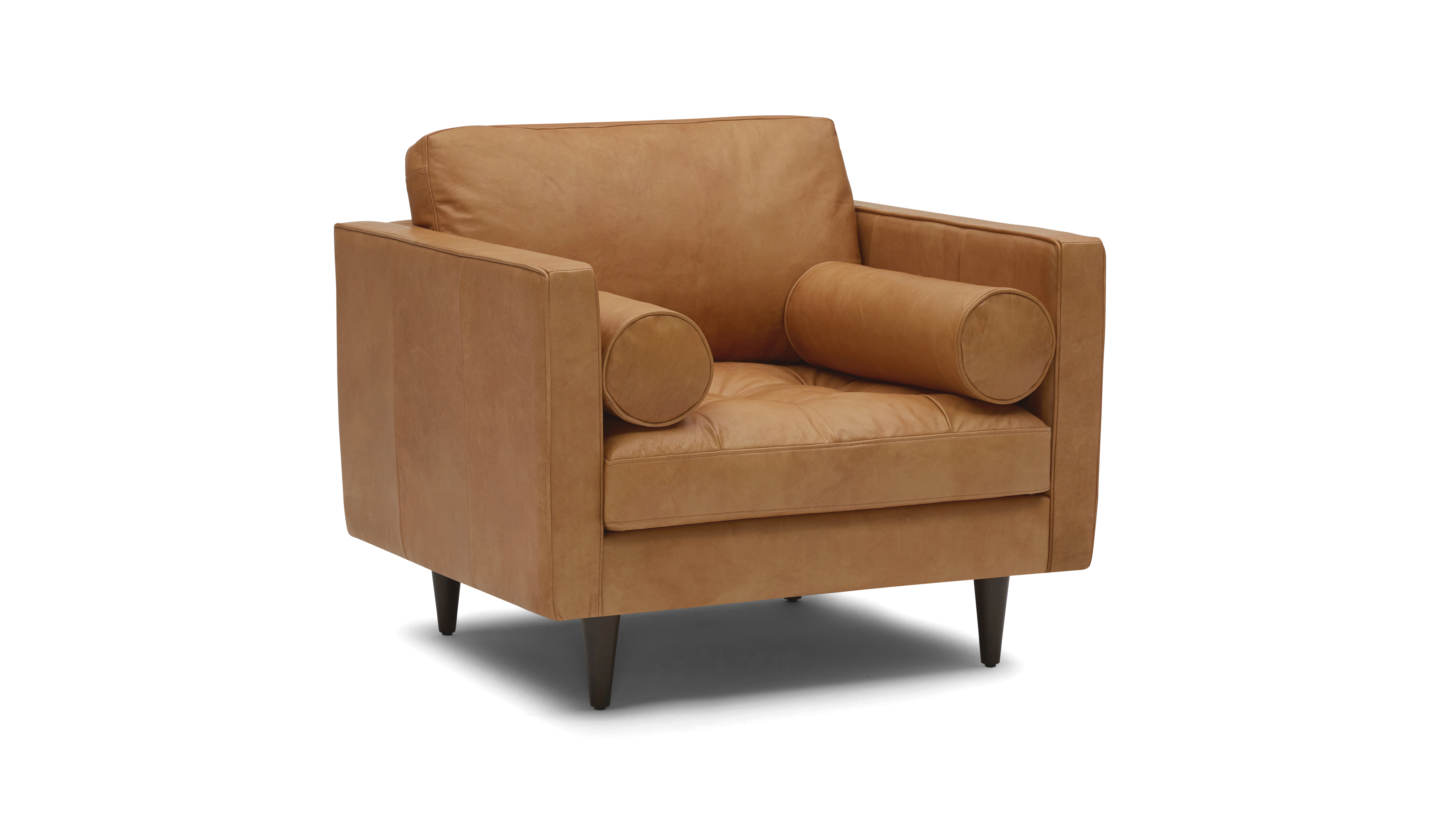 briar leather chair santiago camel