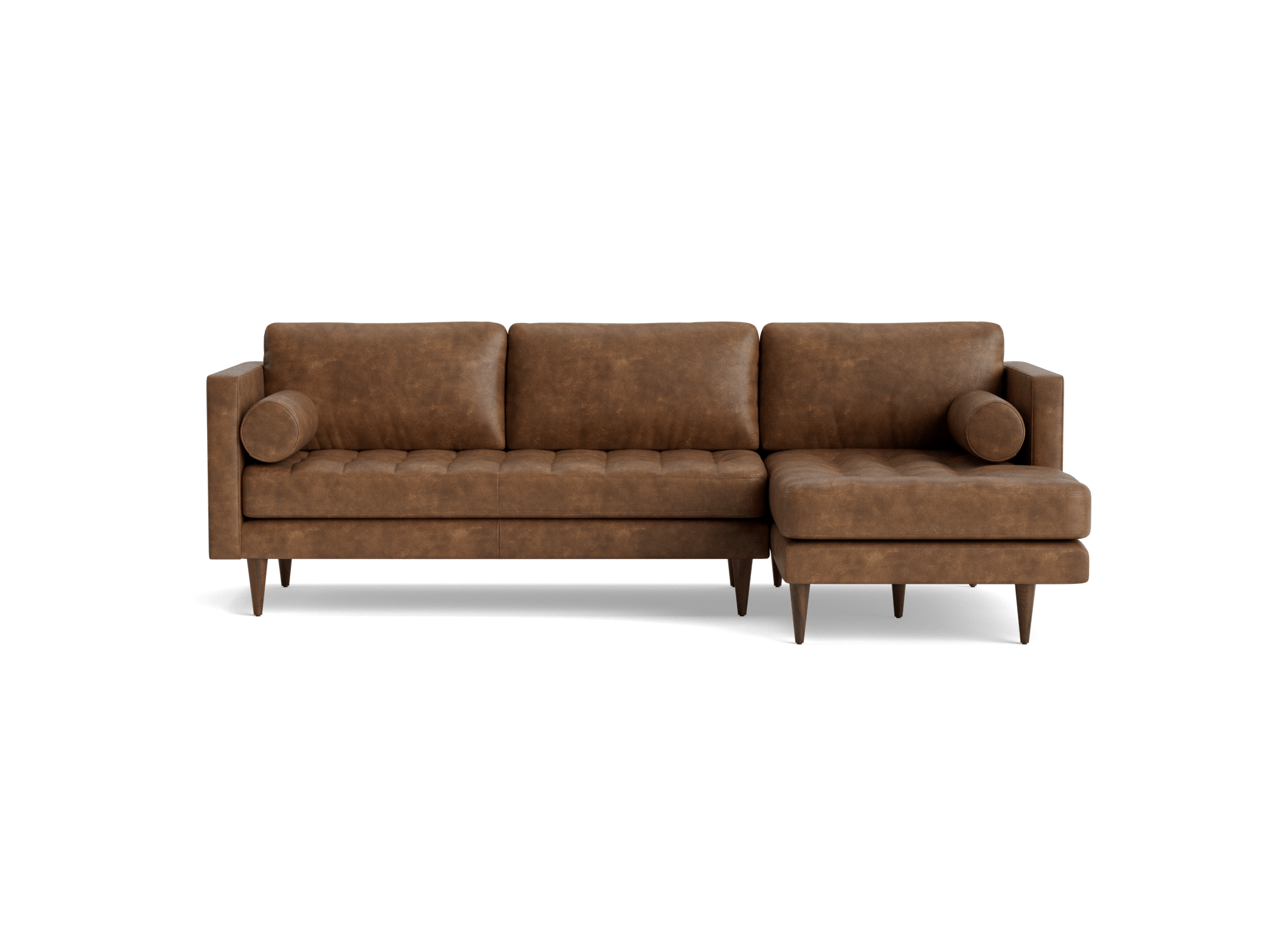 briar leather sectional santiago ale