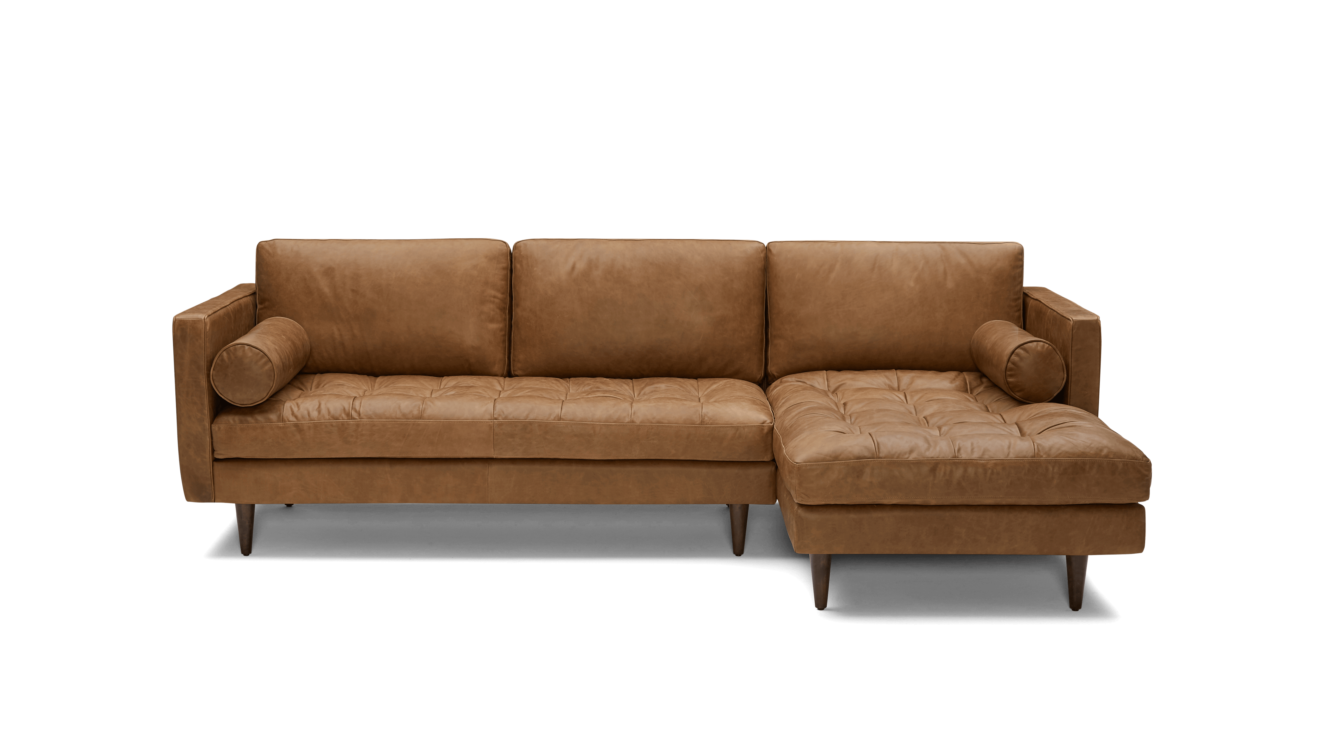briar leather sectional santiago ale
