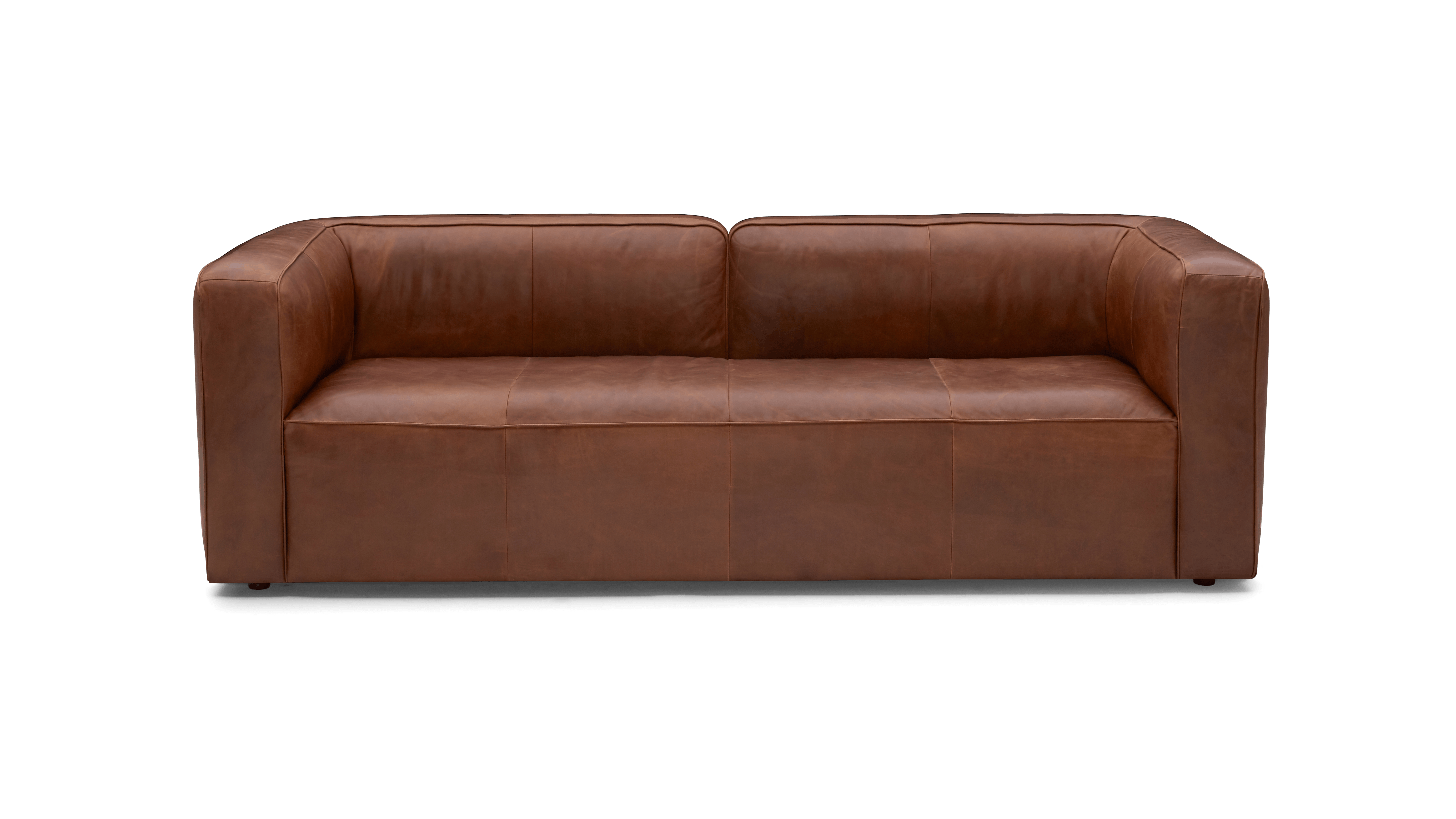 logan leather sofa