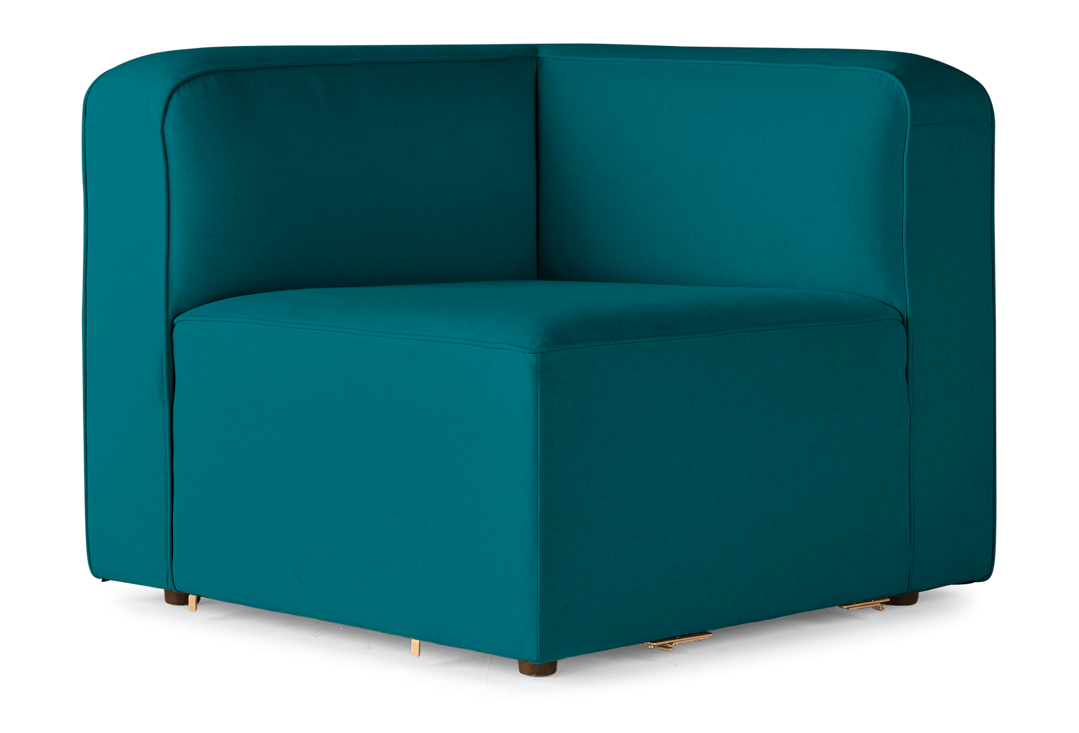 logan corner chair lucky turquoise