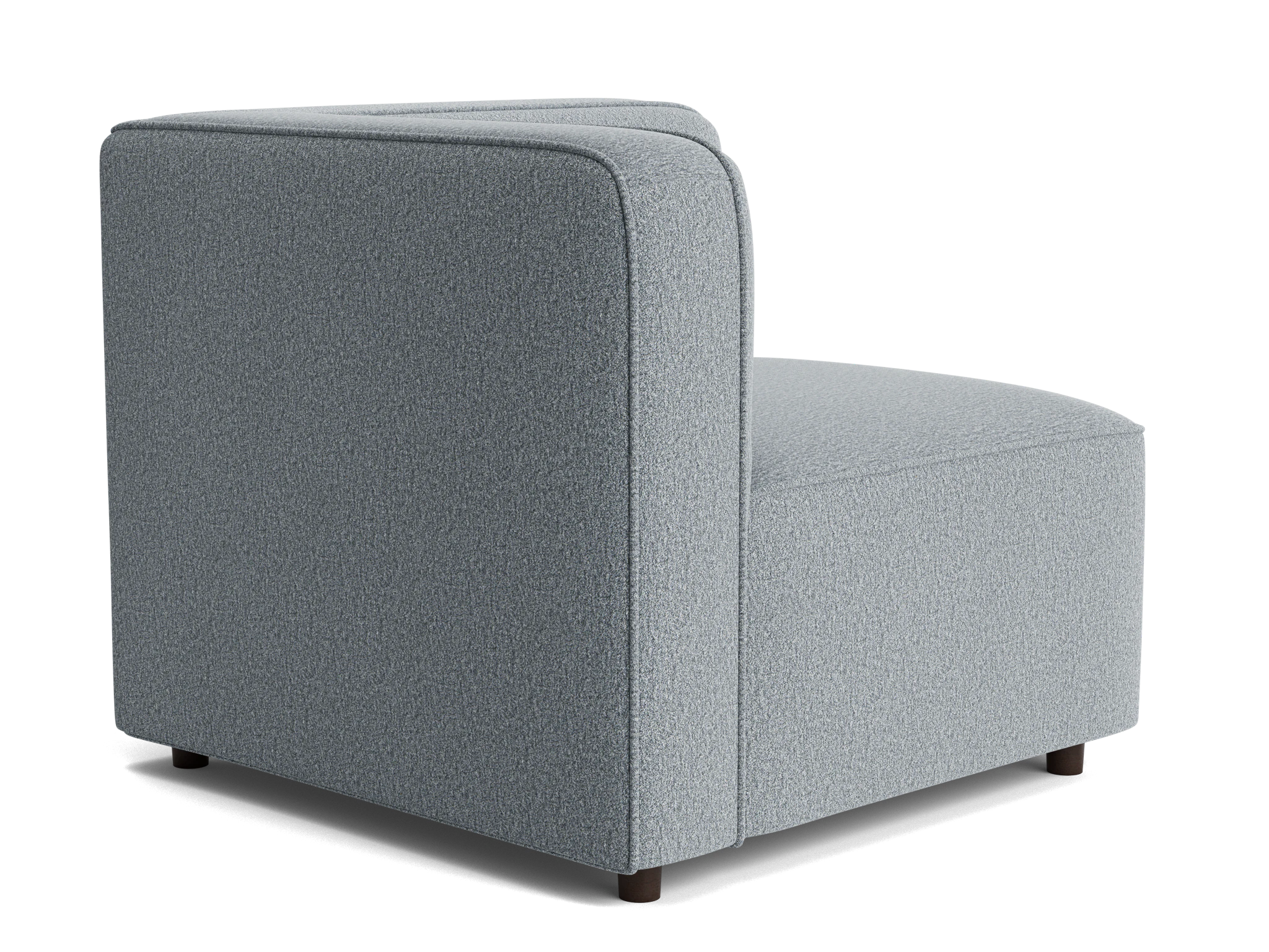 logan corner chair synergy pewter