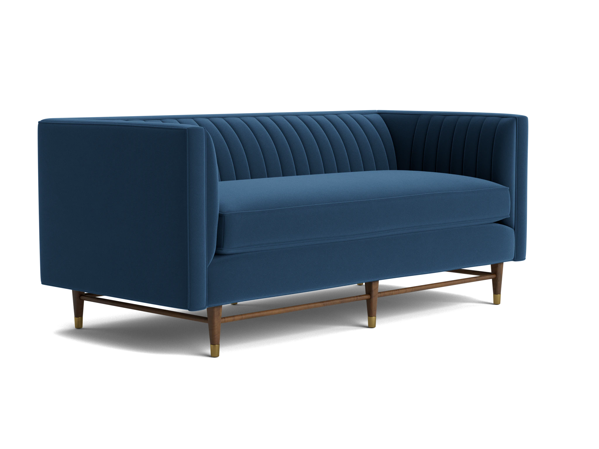 chelsea loveseat royale cobalt