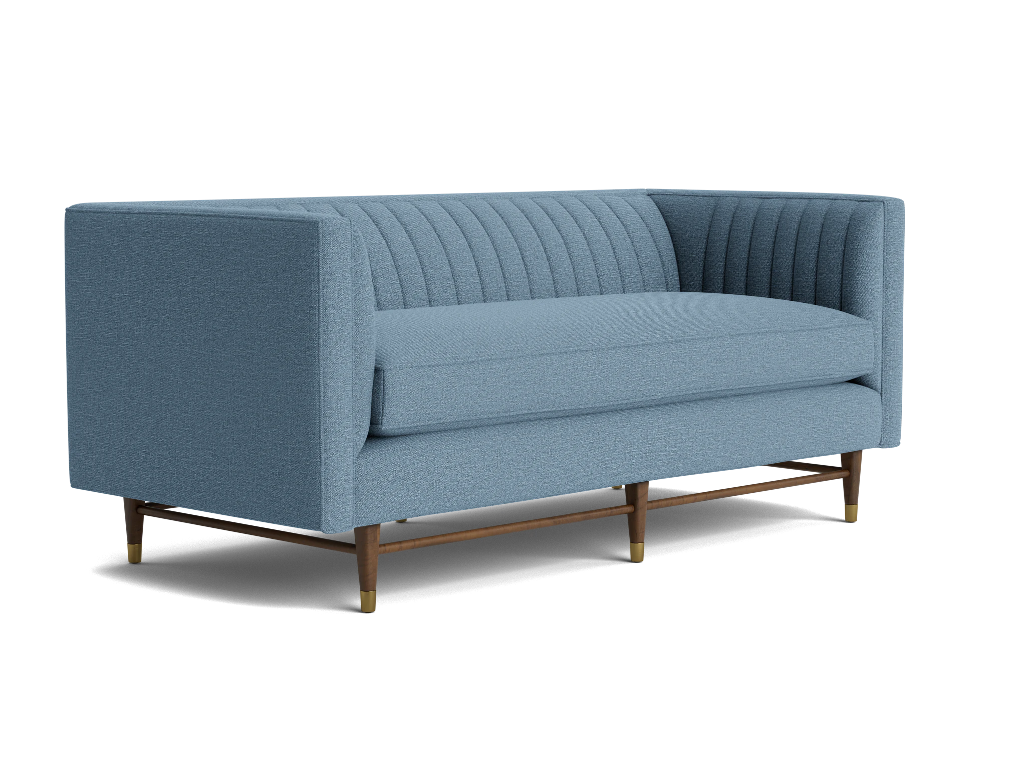 chelsea loveseat milo french blue