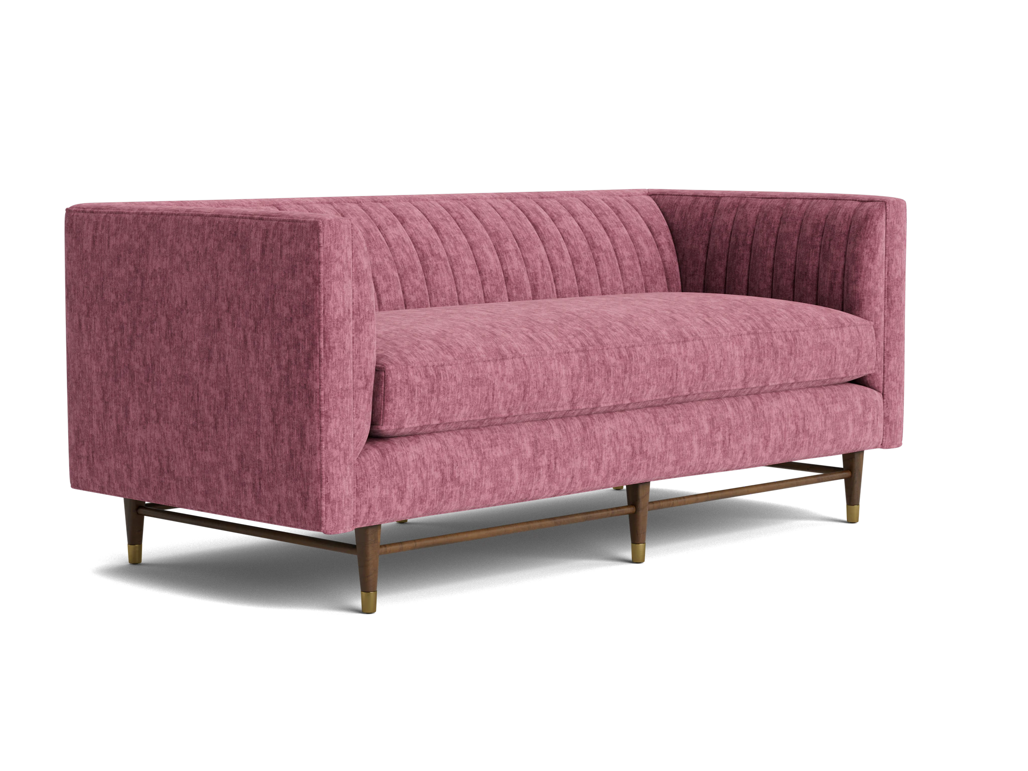 chelsea loveseat crave pantone heather rose