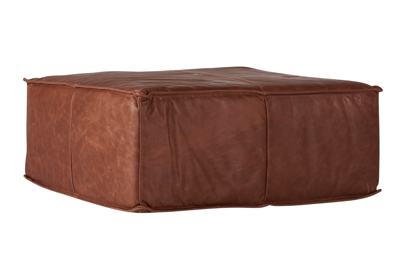 lyle leather ottoman academy cuero