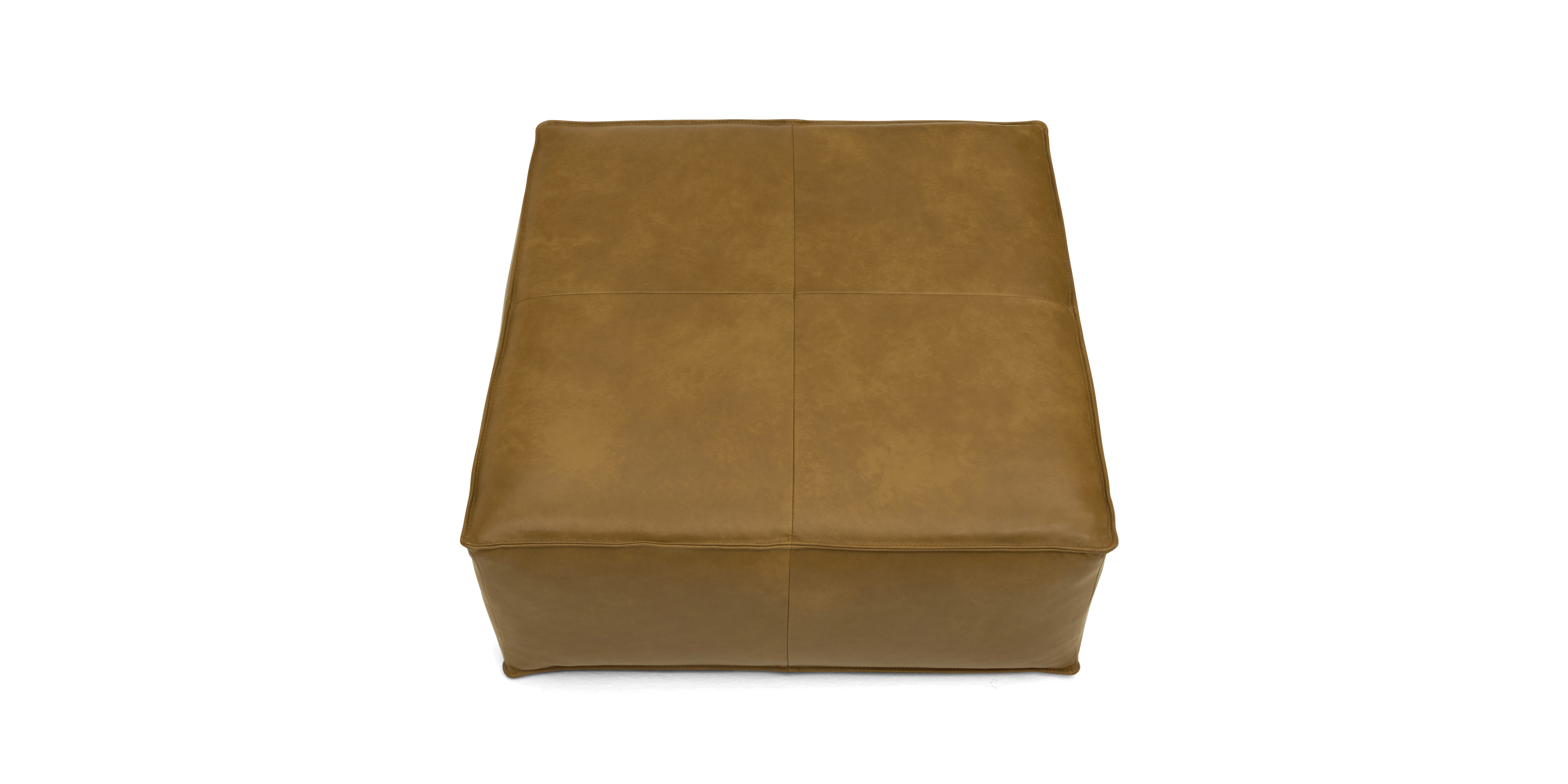 Lyle Leather Ottoman | Joybird