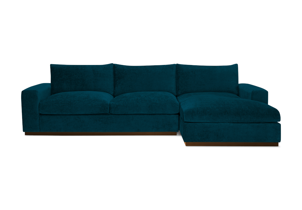 holt sectional with storage key largo zenith teal