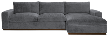 holt sectional with storage essence ash