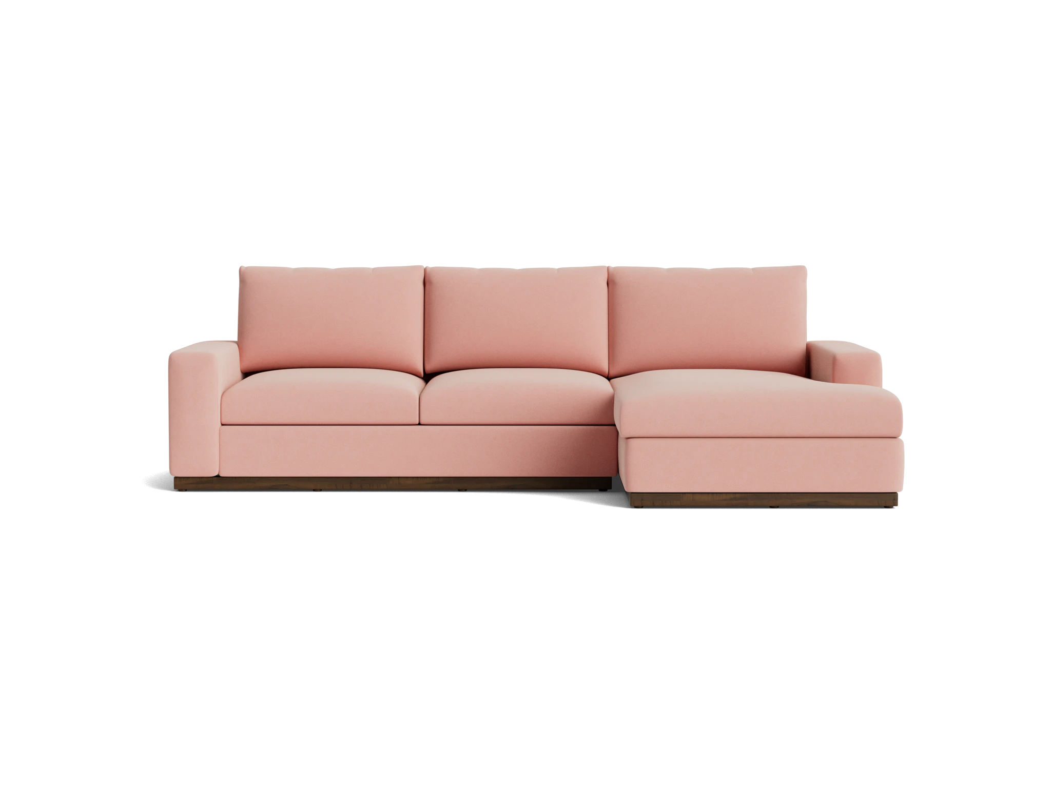 holt sectional with storage royale blush