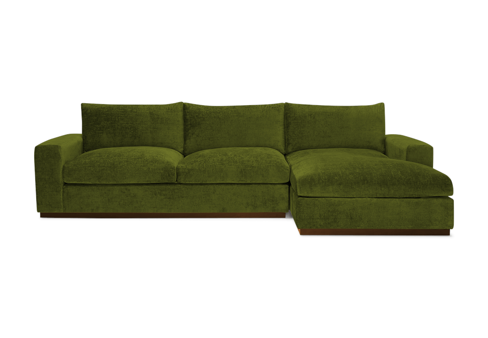 holt sectional with storage royale apple