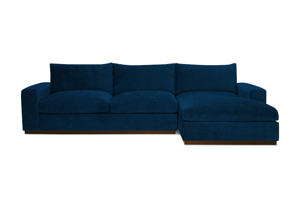 holt sectional with storage royale cobalt