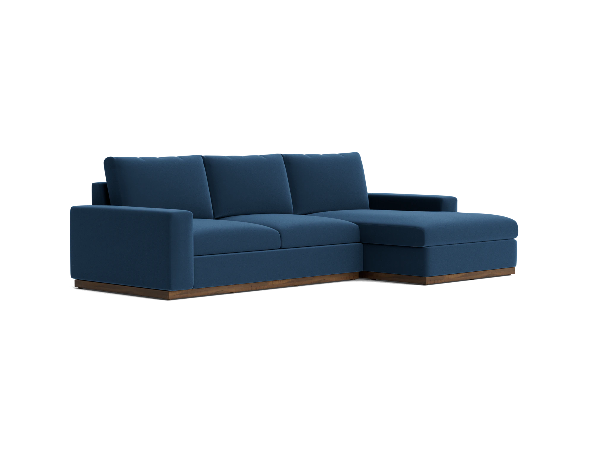 holt sectional with storage royale cobalt
