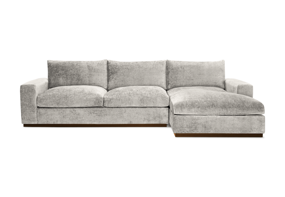 holt sectional with storage tussah snow