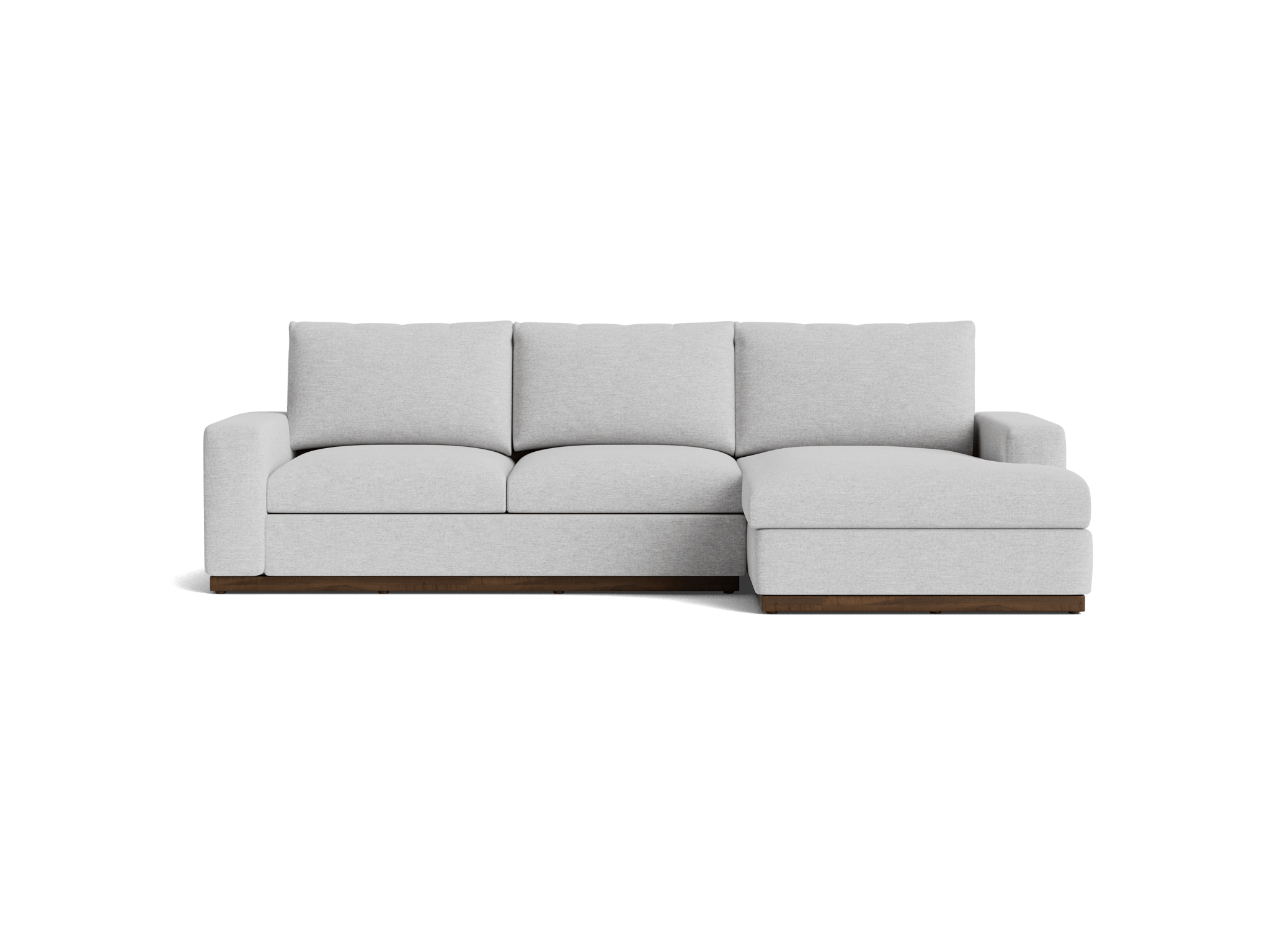 holt sectional with storage milo dove