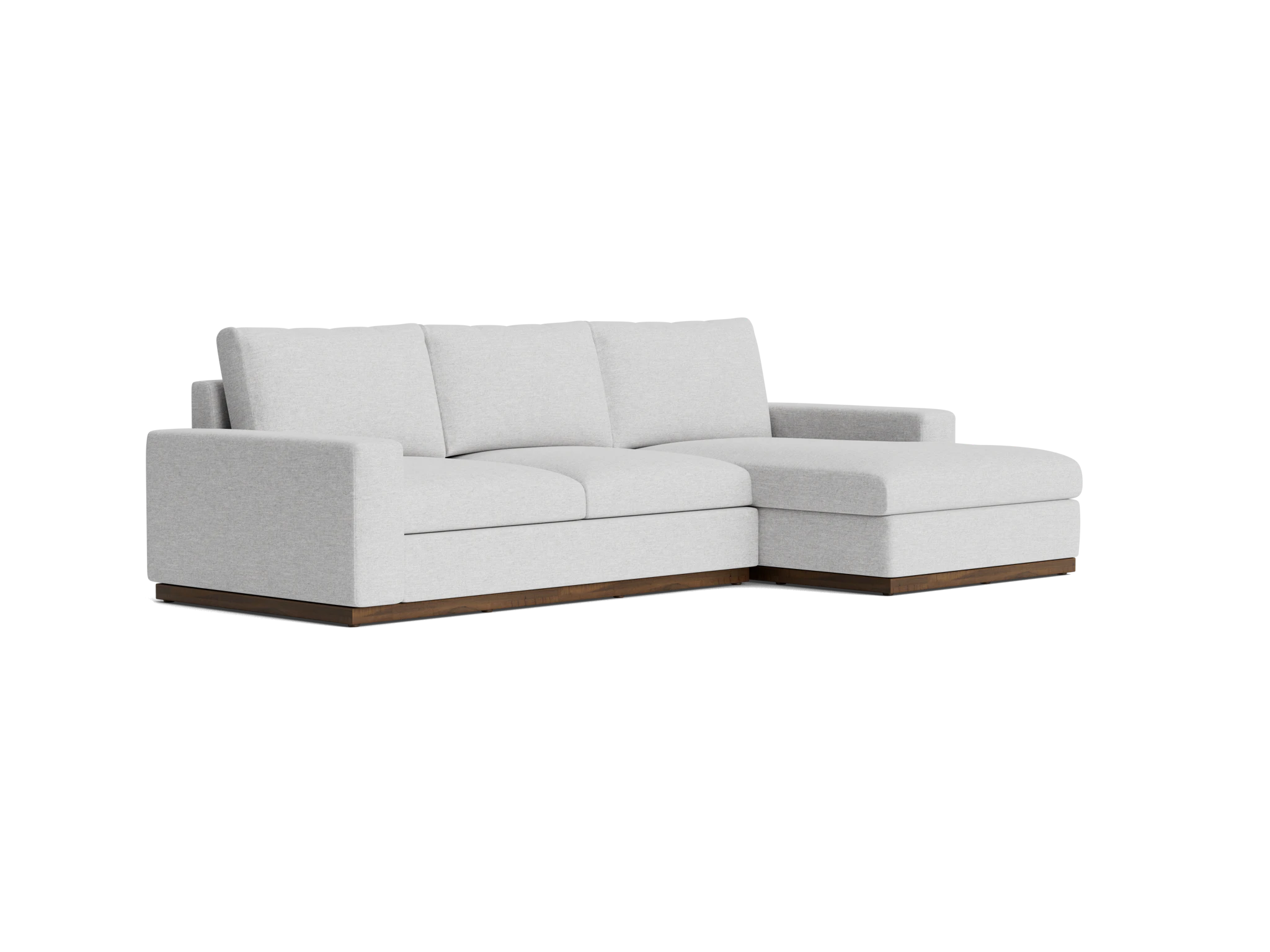 holt sectional with storage milo dove