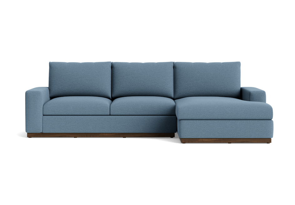holt sectional with storage milo french blue