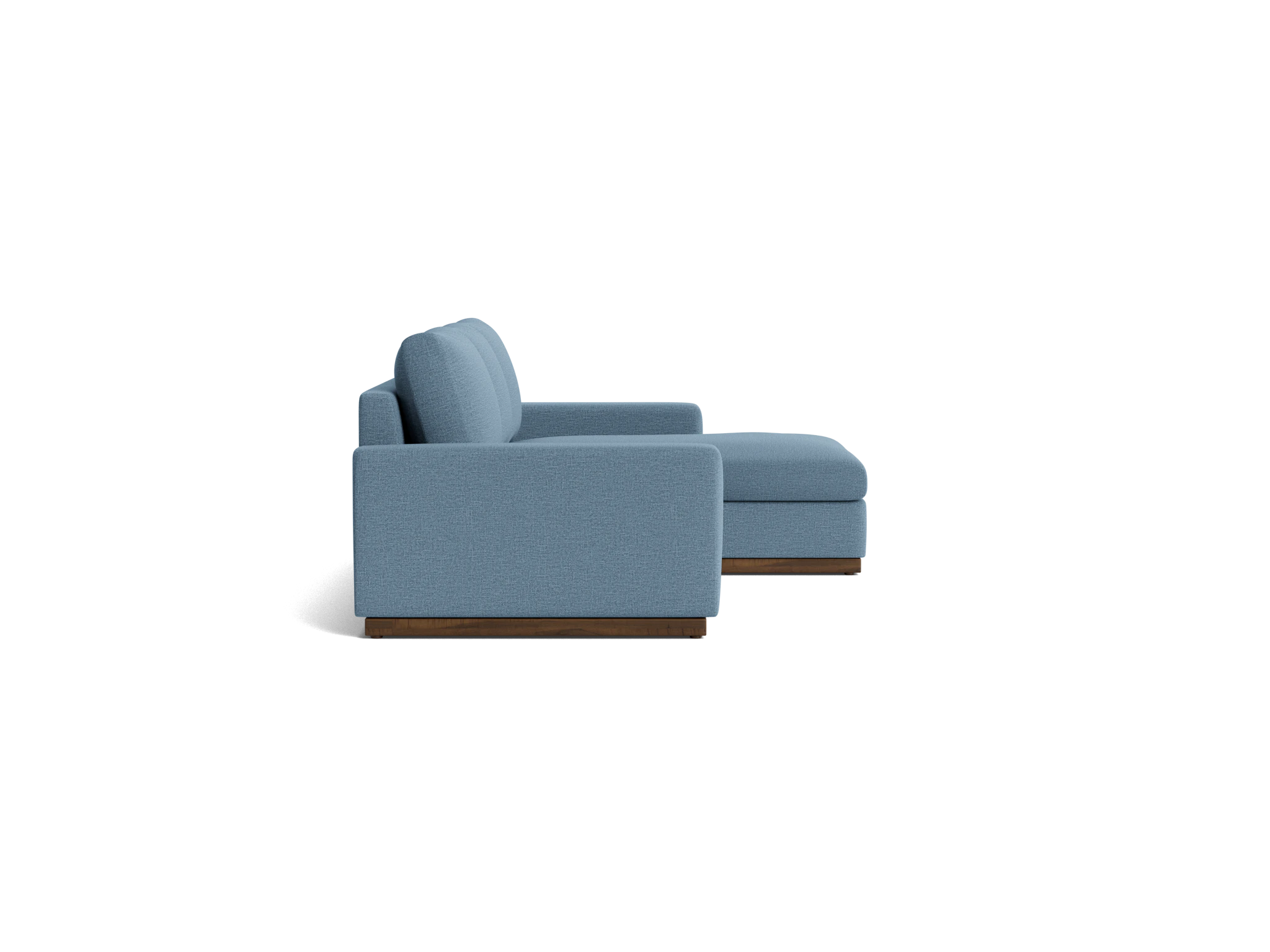 holt sectional with storage milo french blue