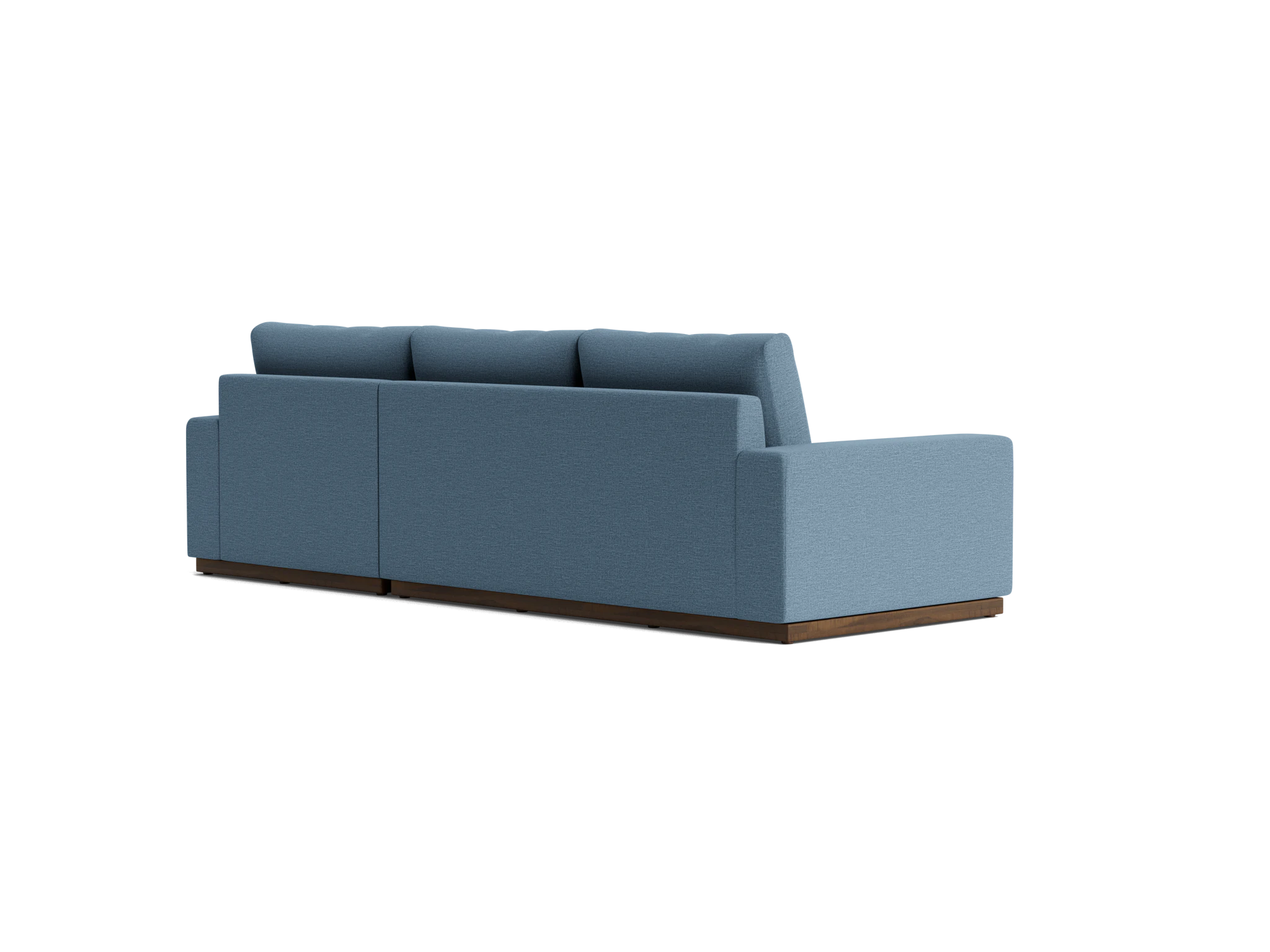 holt sectional with storage milo french blue