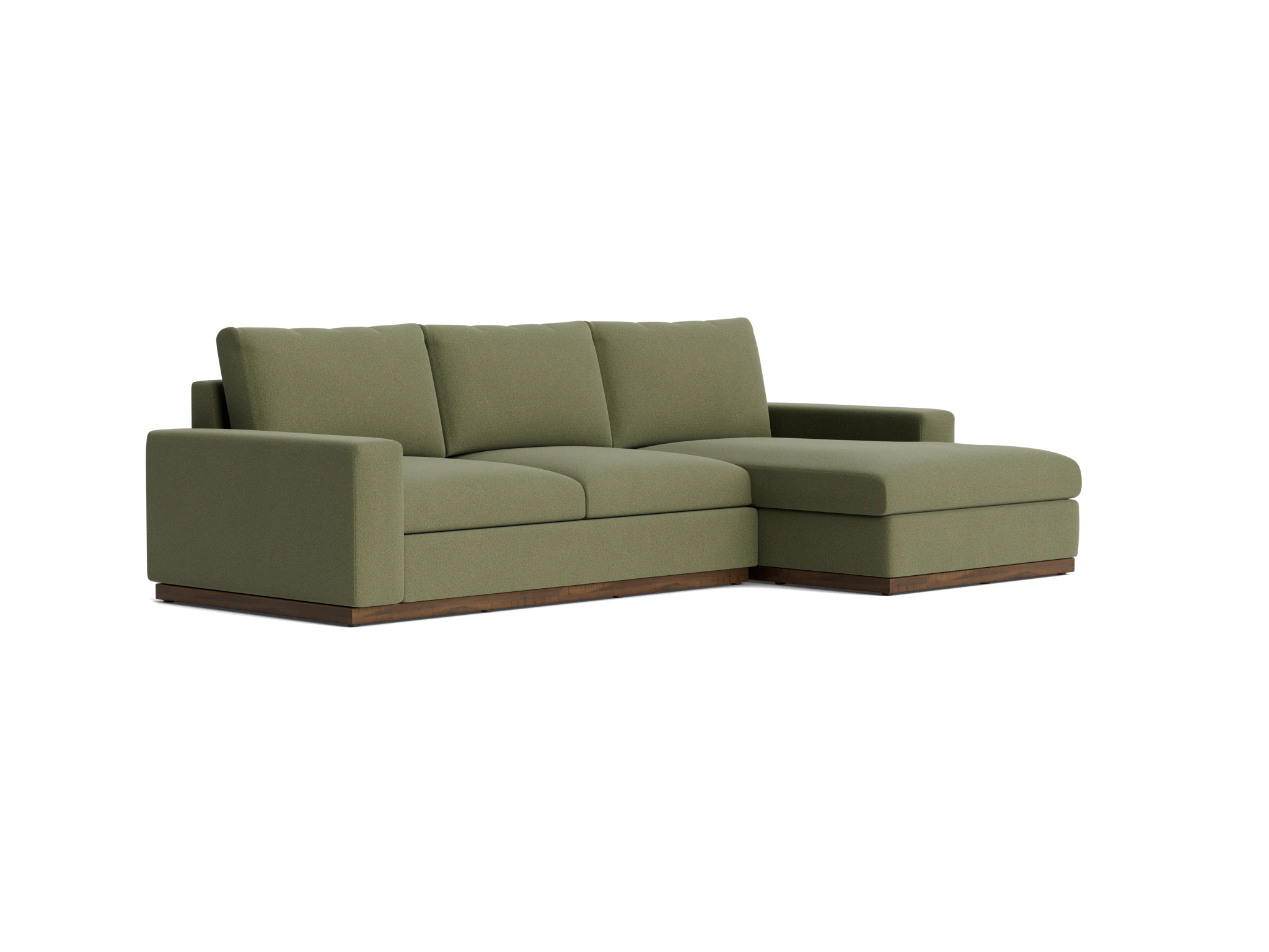 holt sectional with storage faithful olive