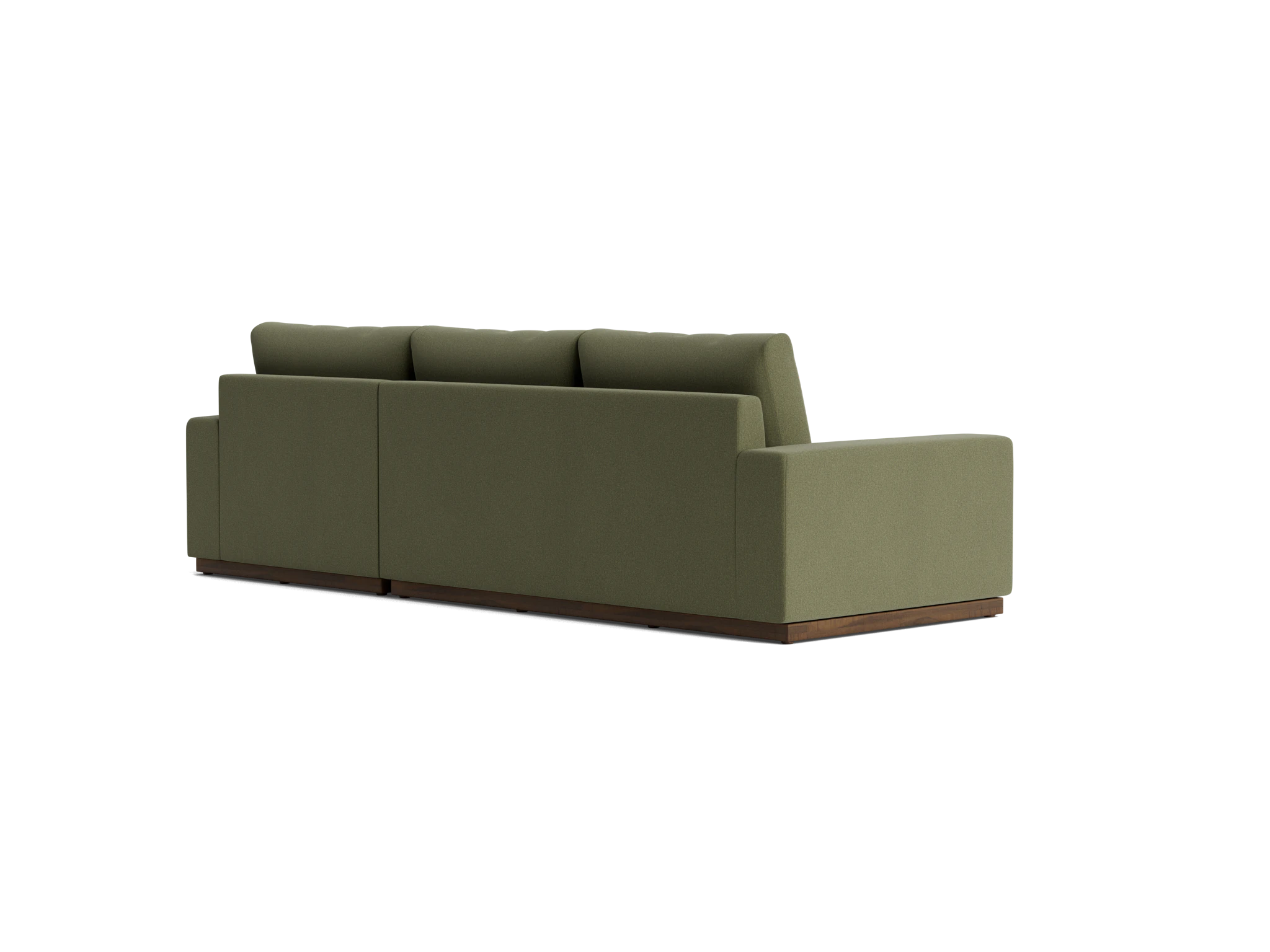 holt sectional with storage faithful olive