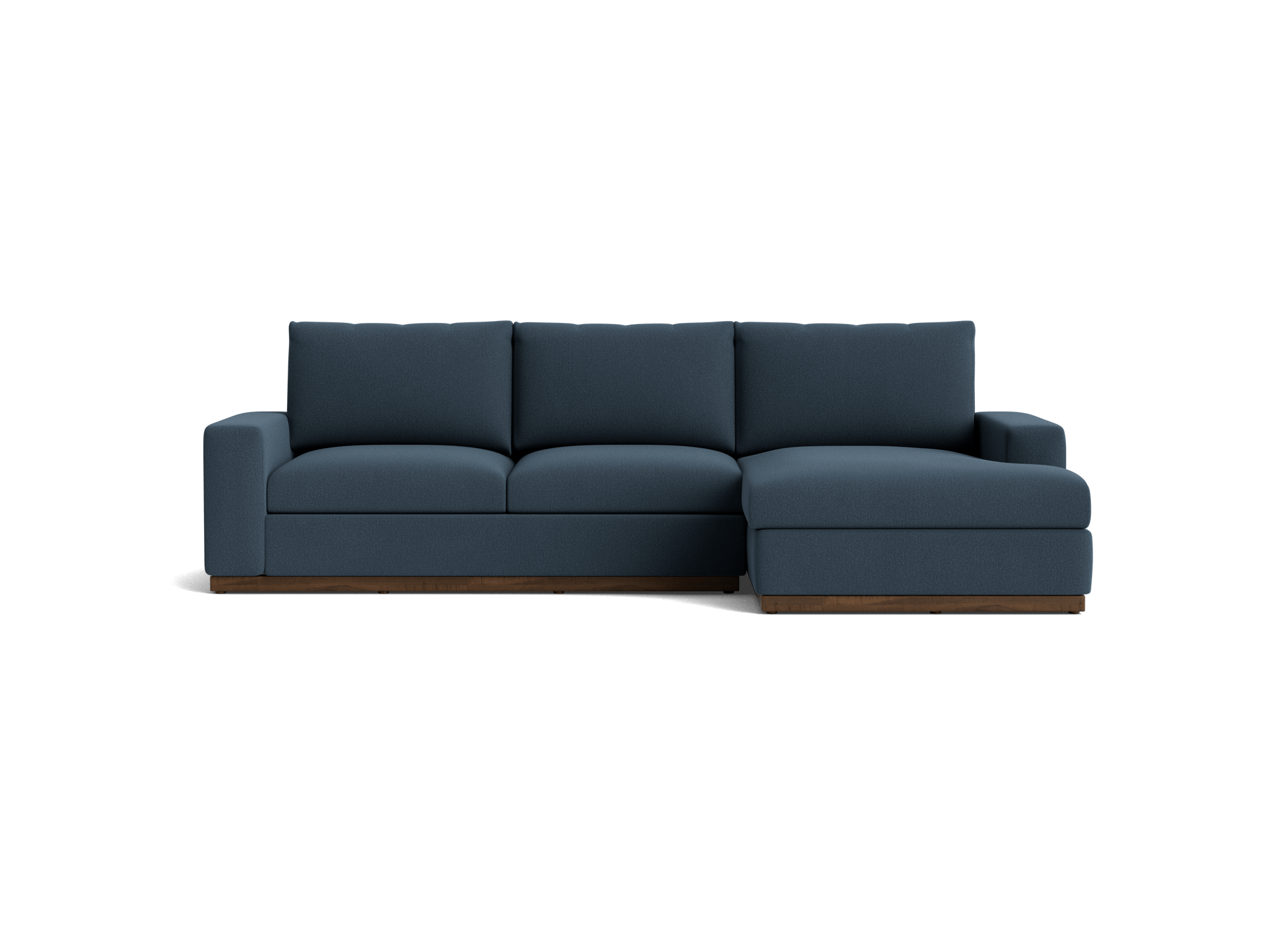 holt sectional with storage faithful indigo