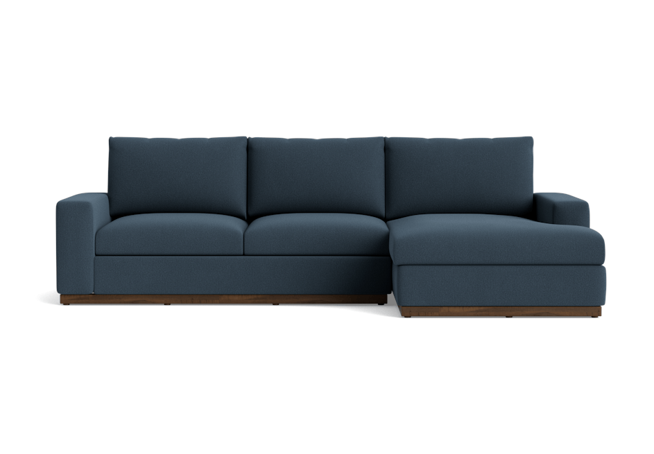 holt sectional with storage faithful indigo